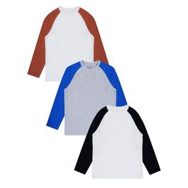 Firetrap 3 Pack Long Sleeve T shirts Juniors