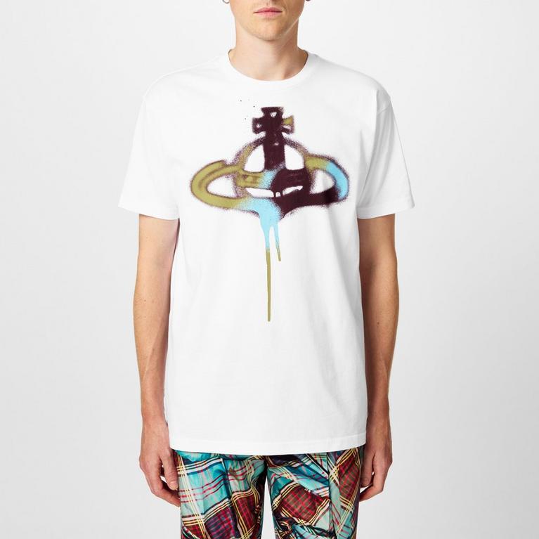 Vivienne Westwood | Multi-Coloured Spray Orb T Shirt Vivienne Westwood | Multi-Coloured Spray Orb T Shirt