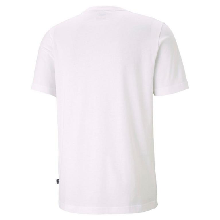 Blanc - Puma - Small Logo T Shirt Mens - 5