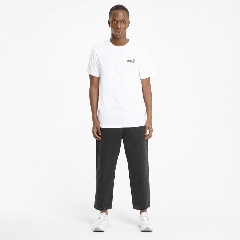 Blanc - Puma - Small Logo T Shirt Mens - 4