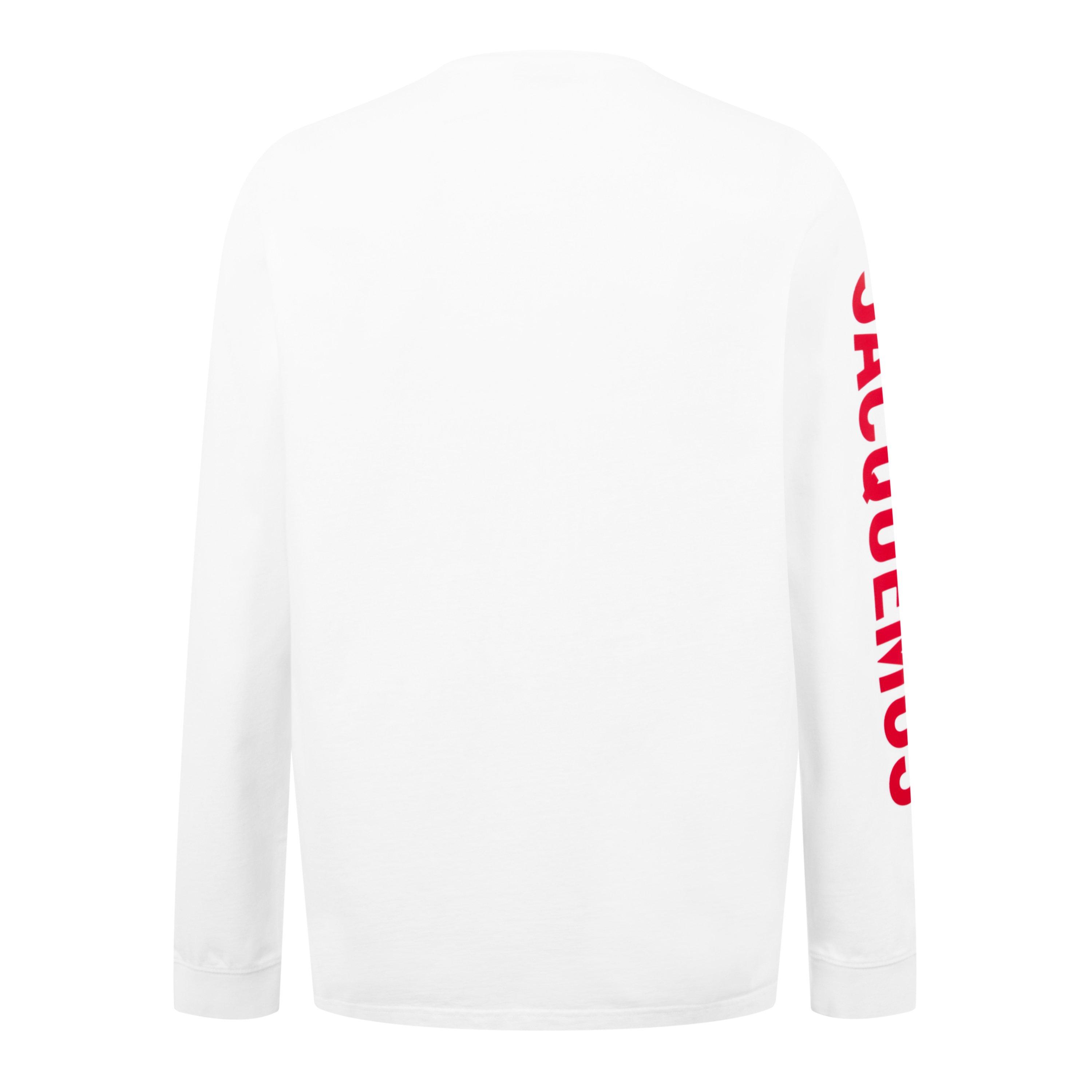 White/Red - Jacquemus - Men's Long-Sleeve T-Shirt - 5