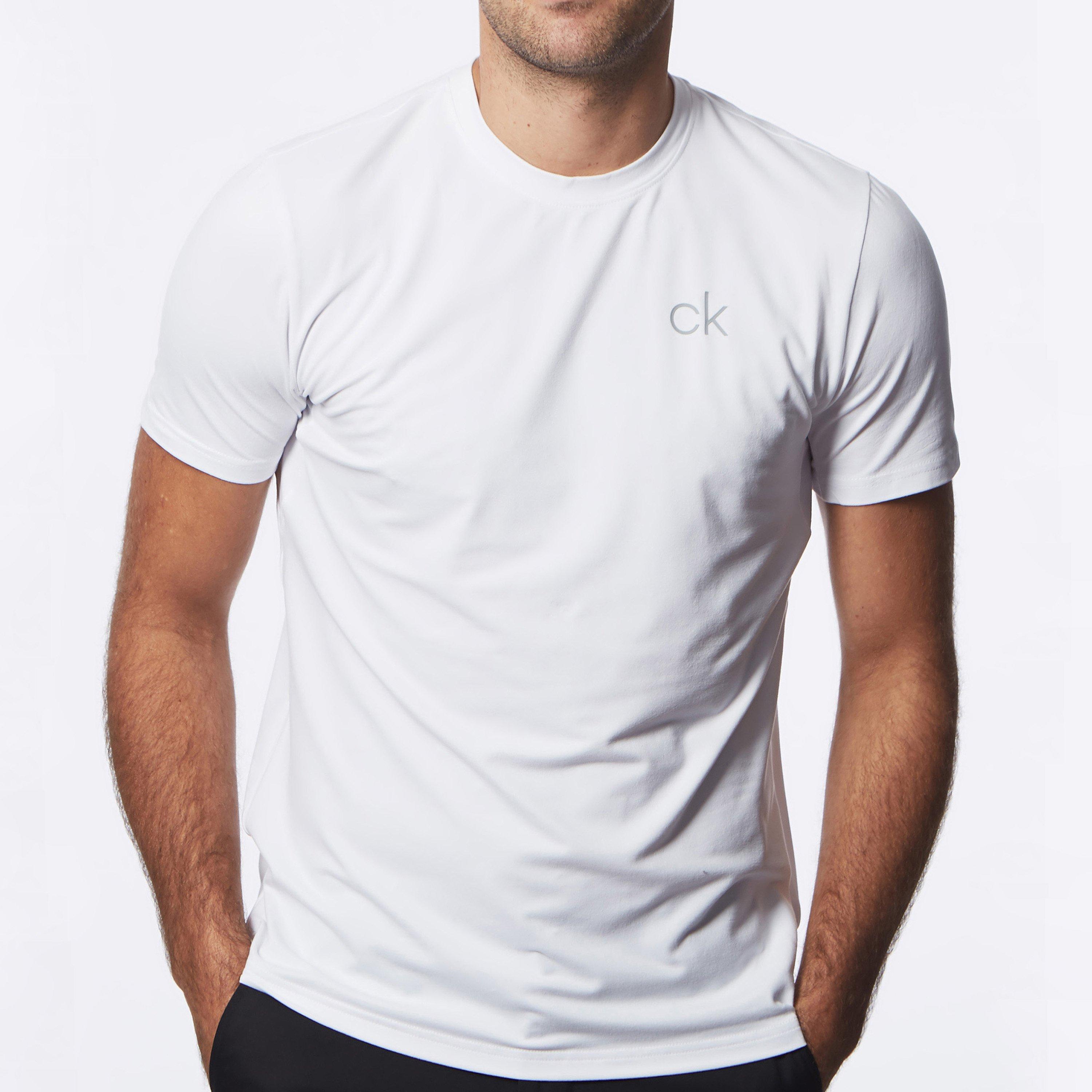 White - Calvin Klein Golf - Newport Tee Mens - 3