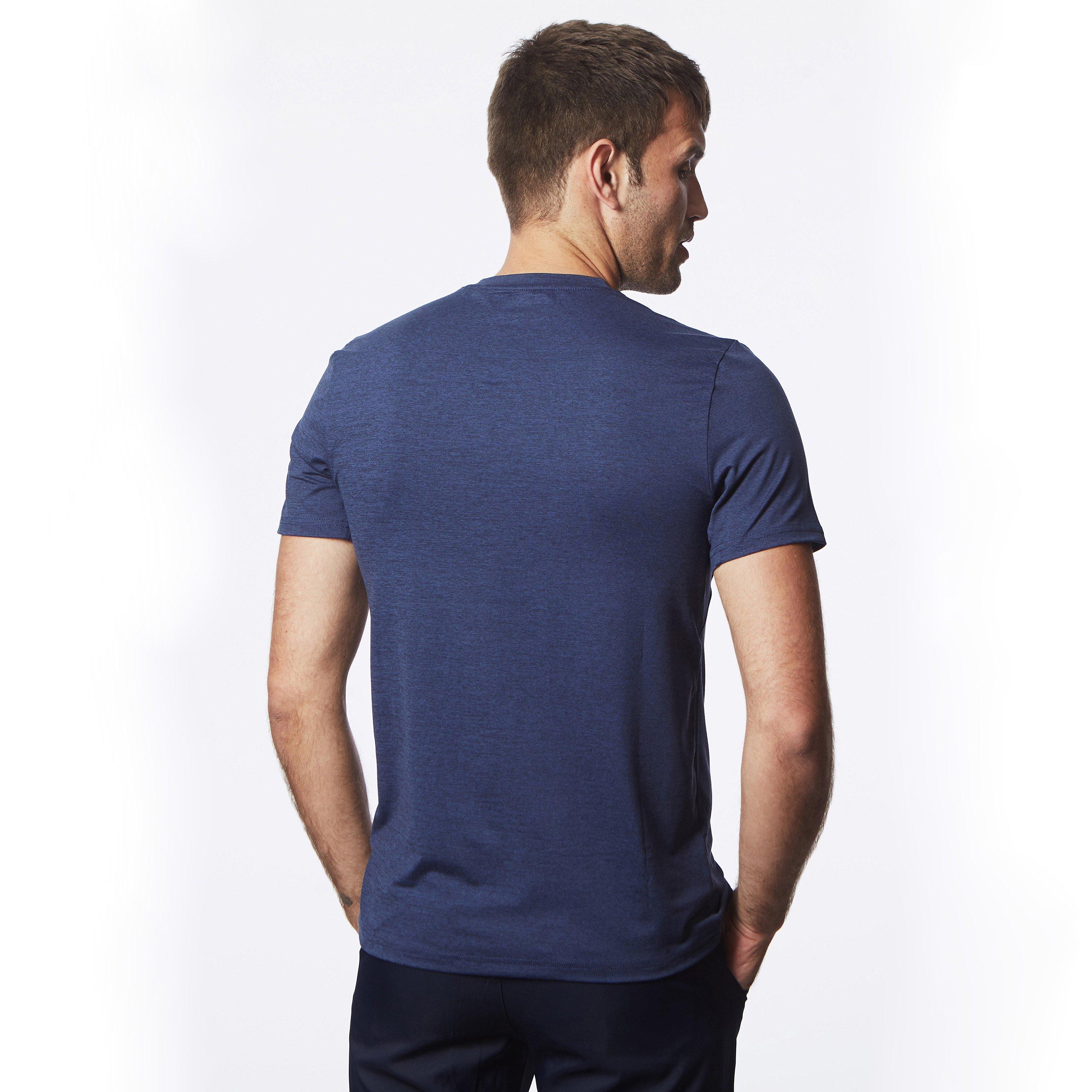 Navy Marl - Calvin Klein Golf - Newport Tee Mens - 4