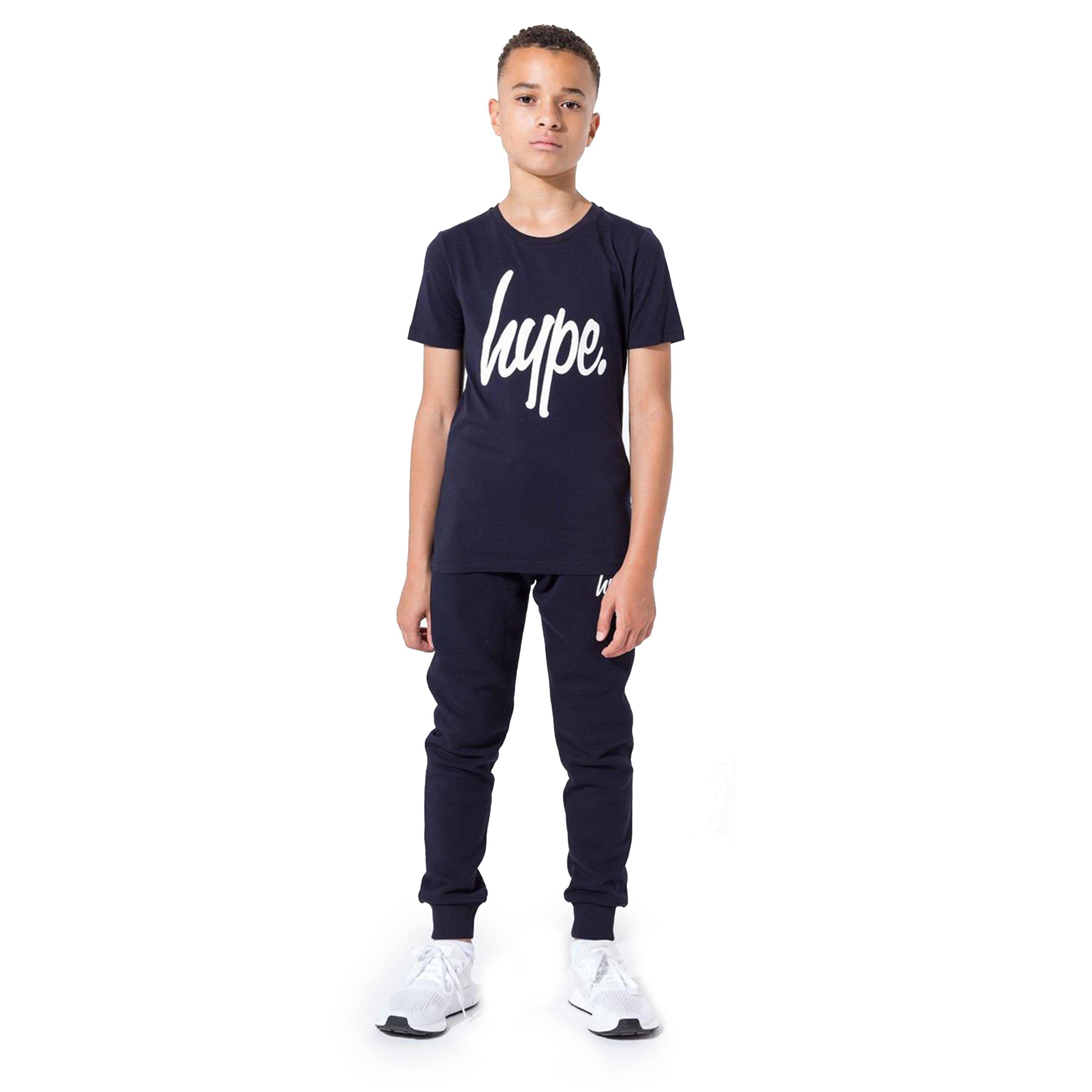 Marineblå - Hype - Script Kids T-Shirt - 2