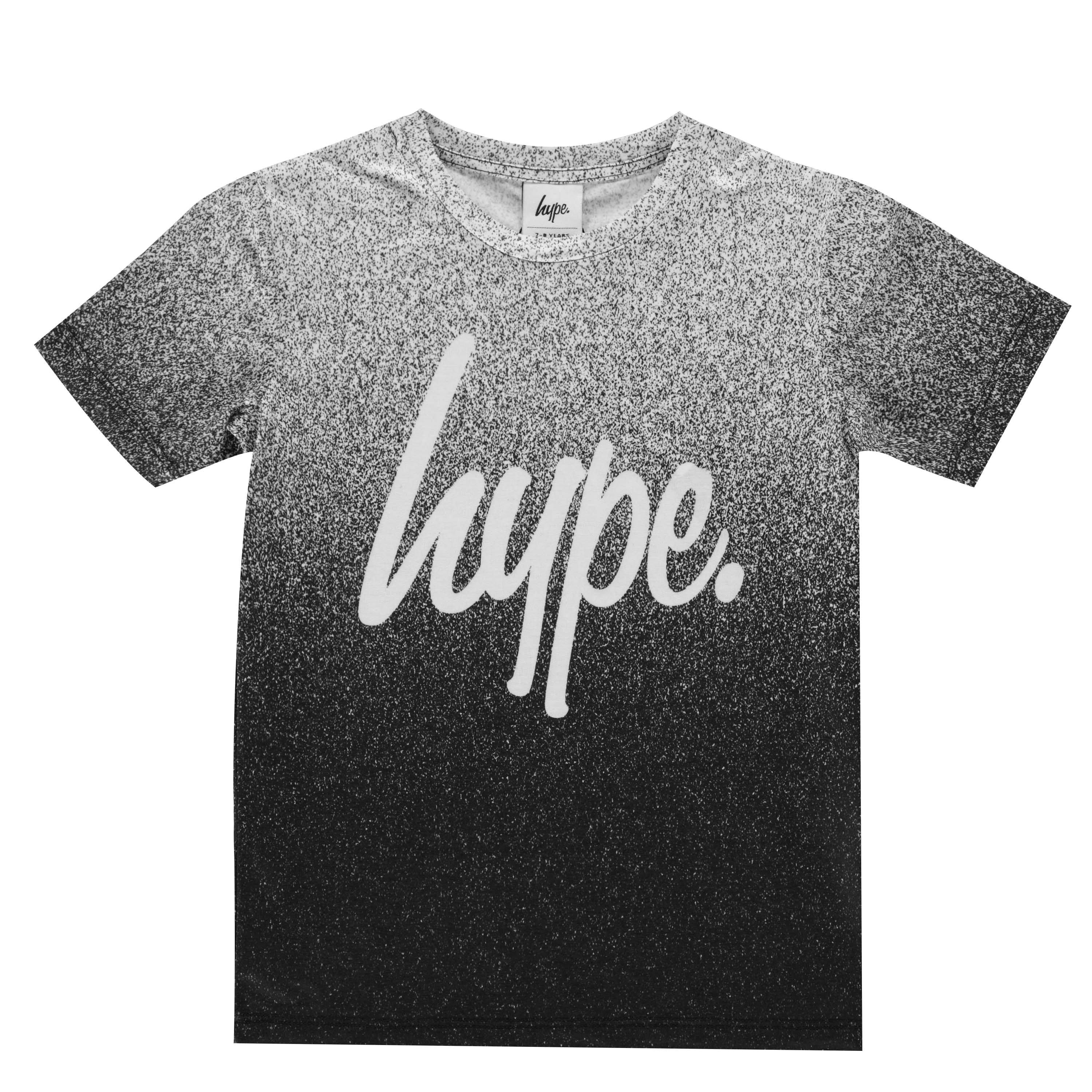 Preto/Branco - Hype - Speckle Fade Kids T-Shirt - 1