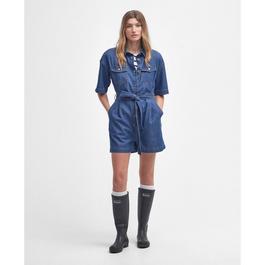 Barbour Evelyn Denim Playsuit