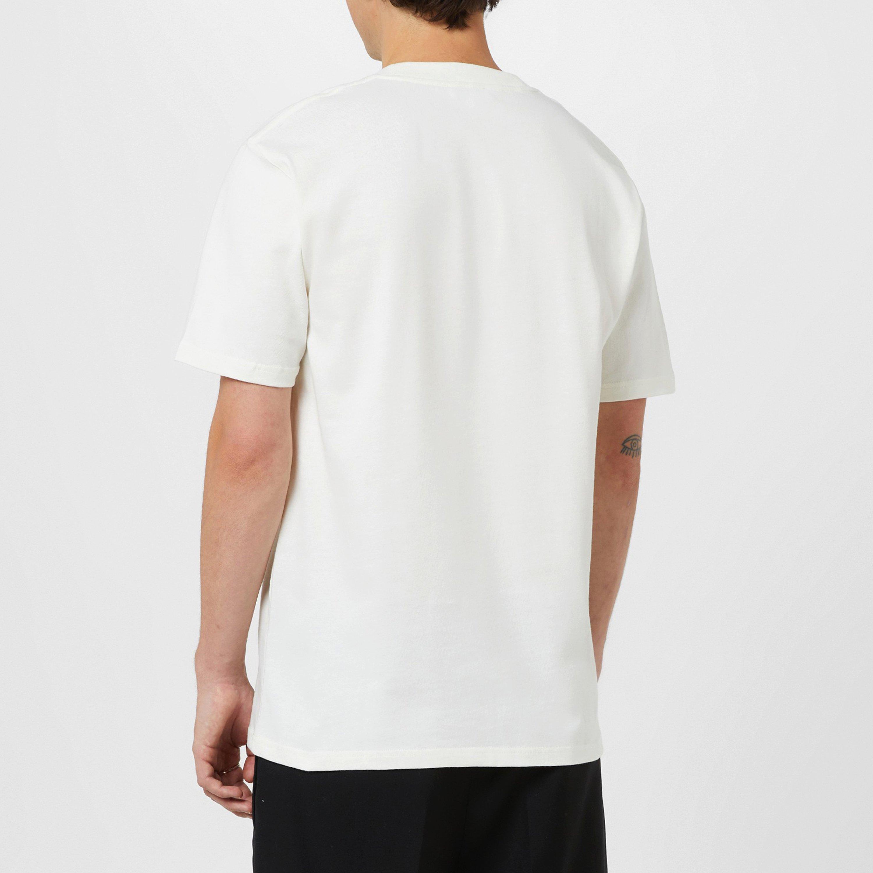 Ecru - Norse Projects - Johannes Chain Stich Logo Tee - 3