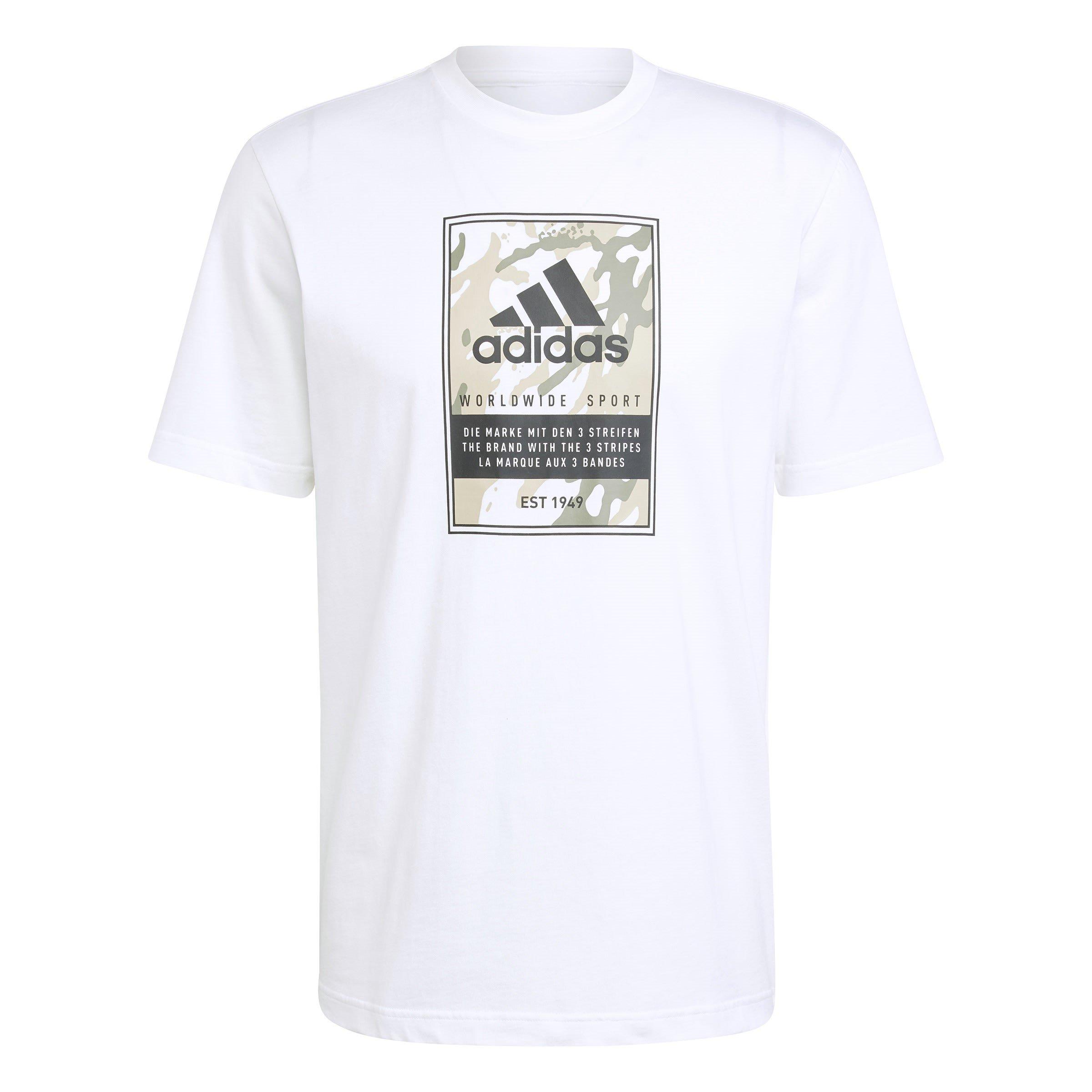 White Camo Box - adidas - Graphic Logo T-Shirt Mens - 1