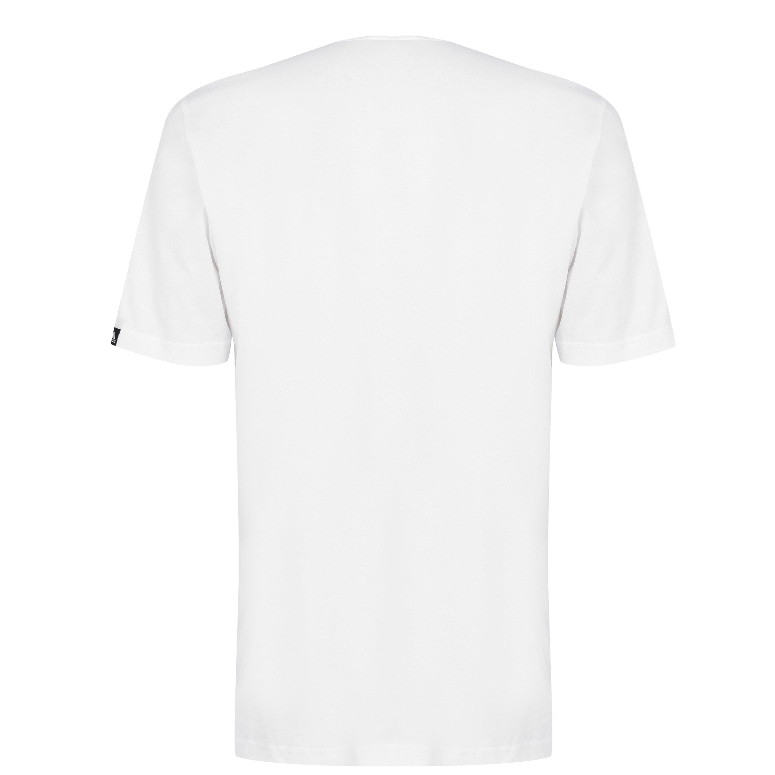 Weißes Tarnmuster-Box - adidas - Graphic Logo T-Shirt Mens - 2