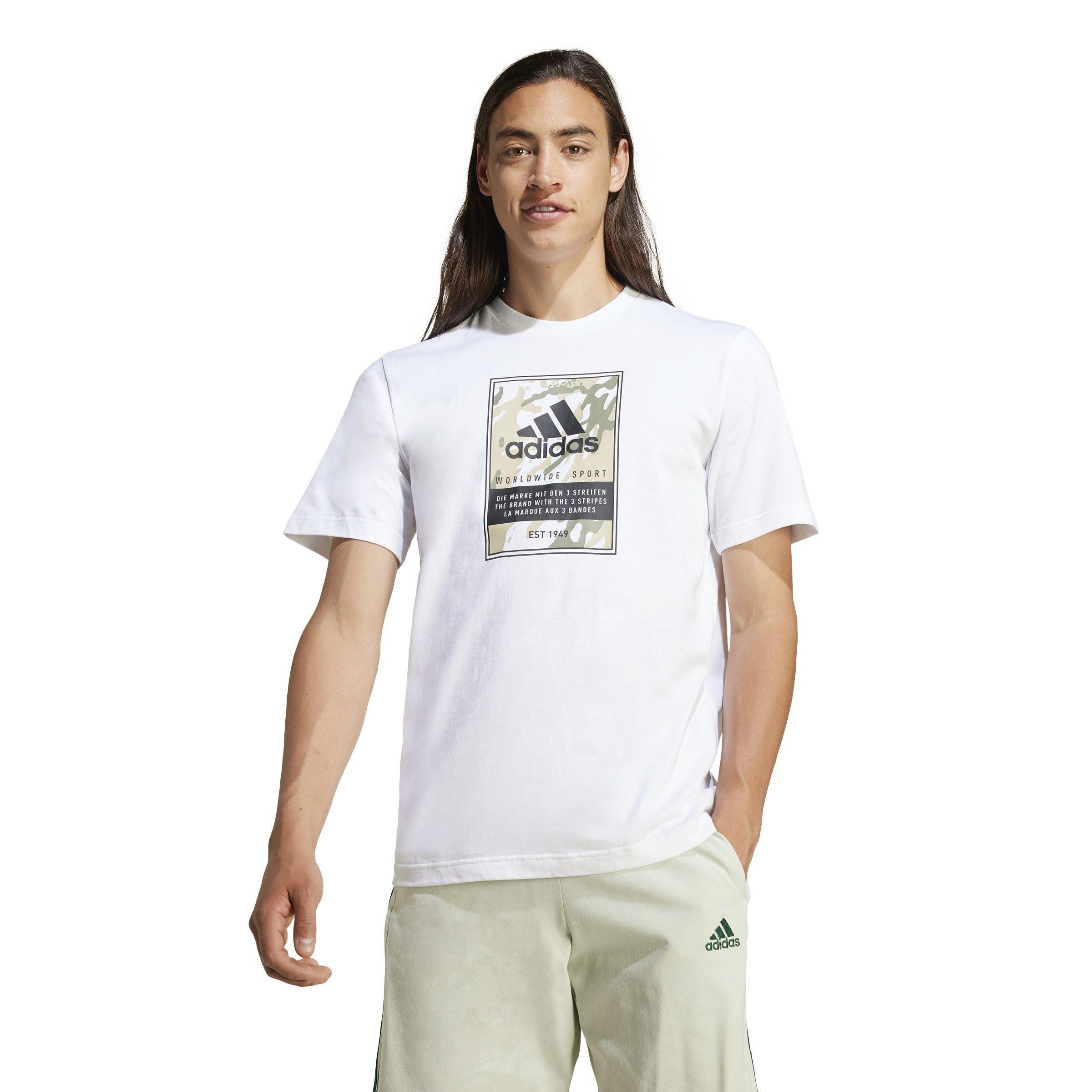 Weißes Tarnmuster-Box - adidas - Graphic Logo T-Shirt Mens - 3