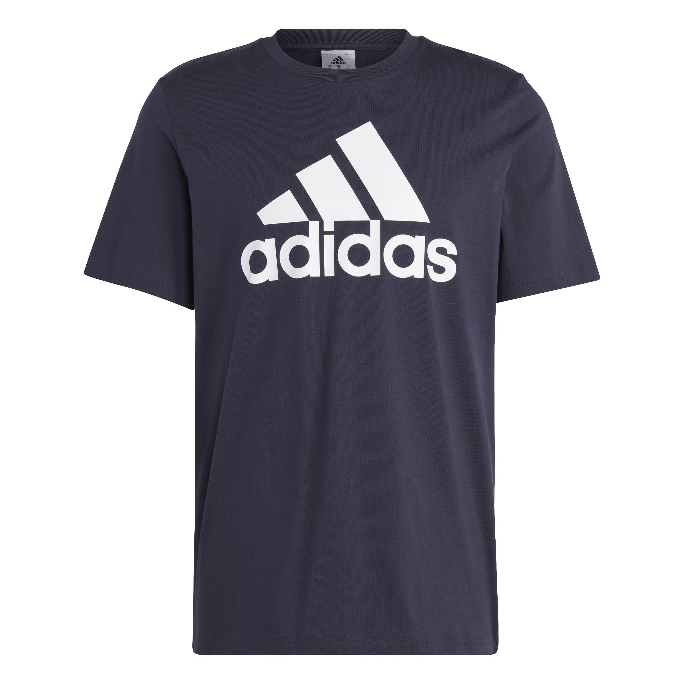 Adidas Men's Graphic Logo T-Shirt - Navy Bos - S