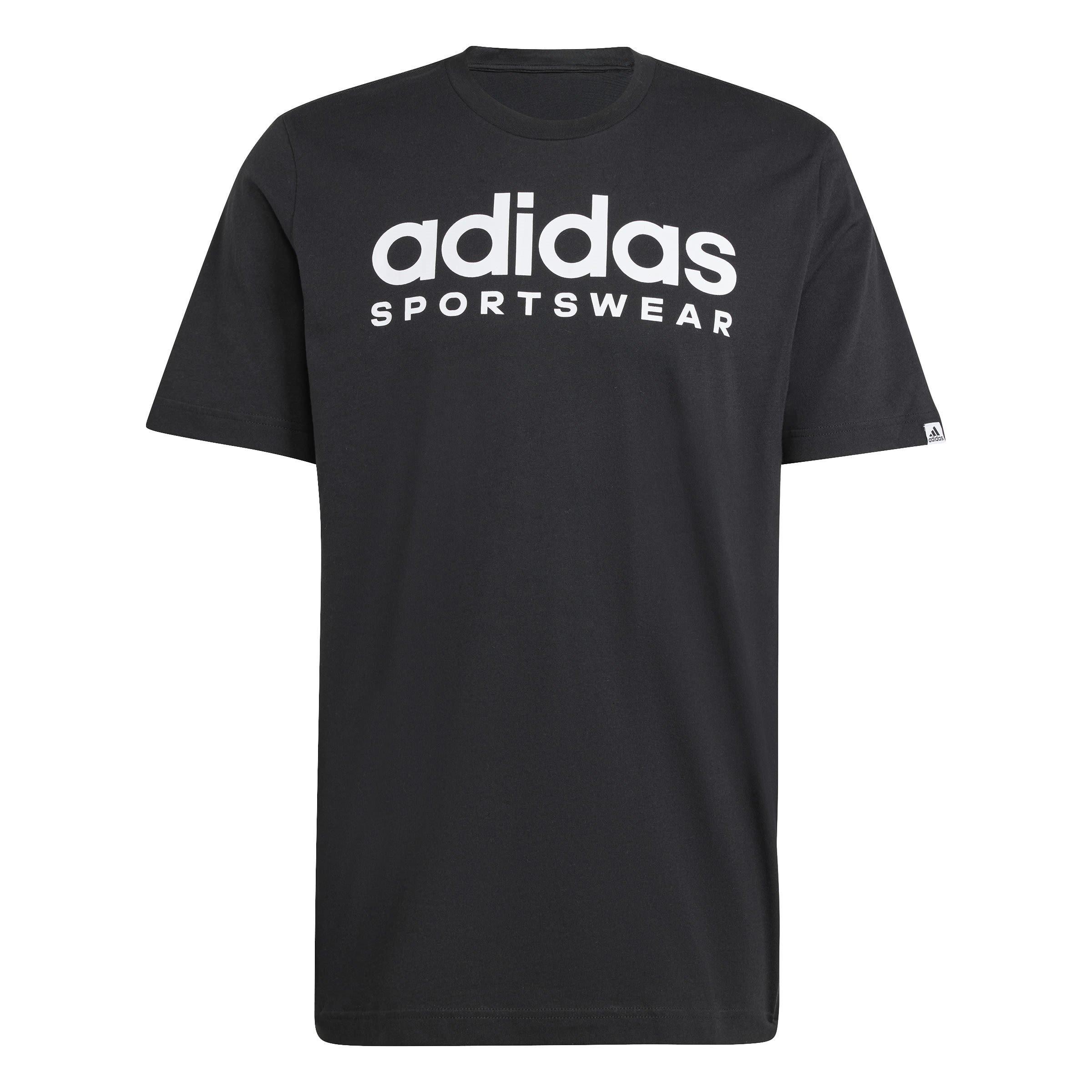 Adidas Men's Graphic Logo T-Shirt - Black Spw - L