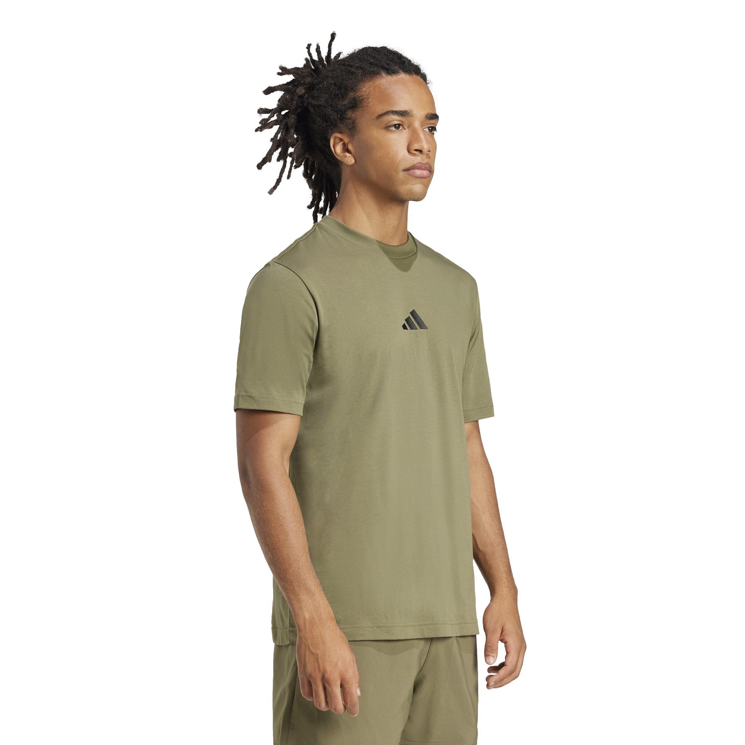 Olive Strata SL - adidas - Graphic Logo T-Shirt Mens - 7