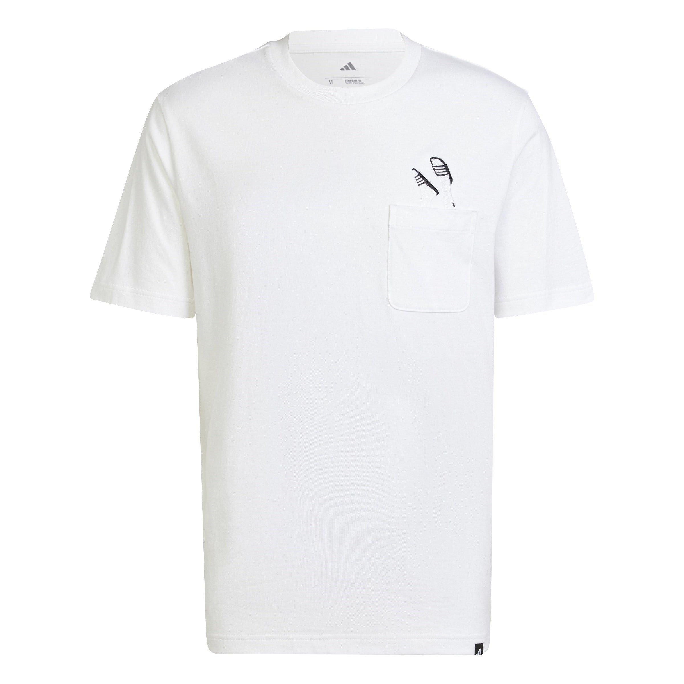 Adidas Men's Graphic Logo T-Shirt - White Slider - XL