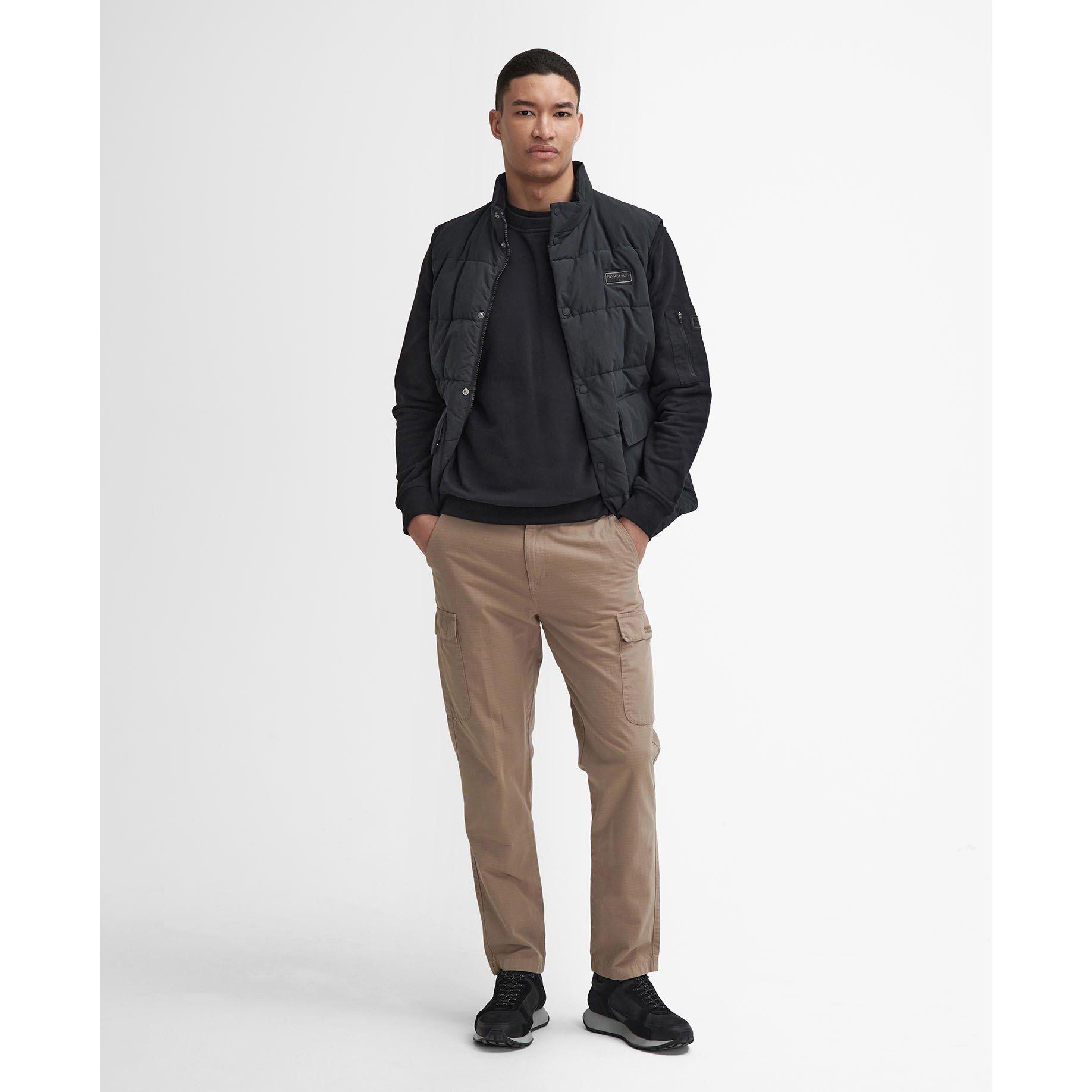 Black BK11 - Barbour International - Men's Morville Baffle Quilted Gilet - 6