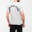 Gris - New Balance - NB Arch Crest Mens T-Shirt - 3