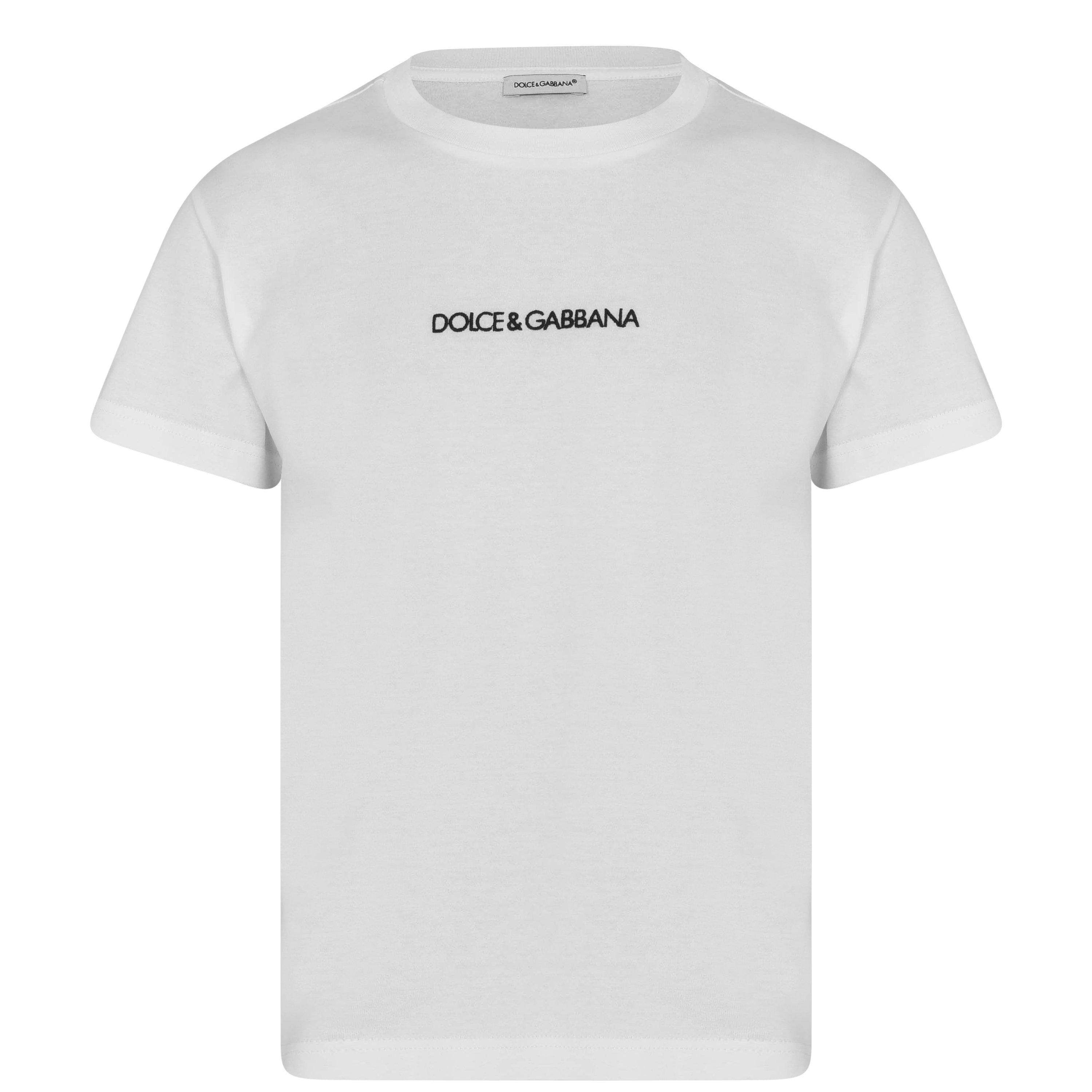 Dolce and Gabbana Junior Unisex Core Logo T Shirt