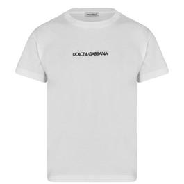 Dolce and Gabbana Junior Unisex Core Logo T Shirt