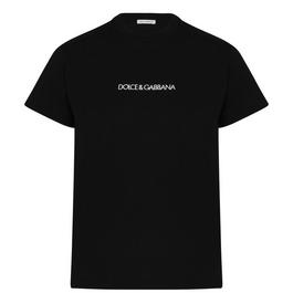 Dolce and Gabbana Junior Unisex Core Logo T Shirt