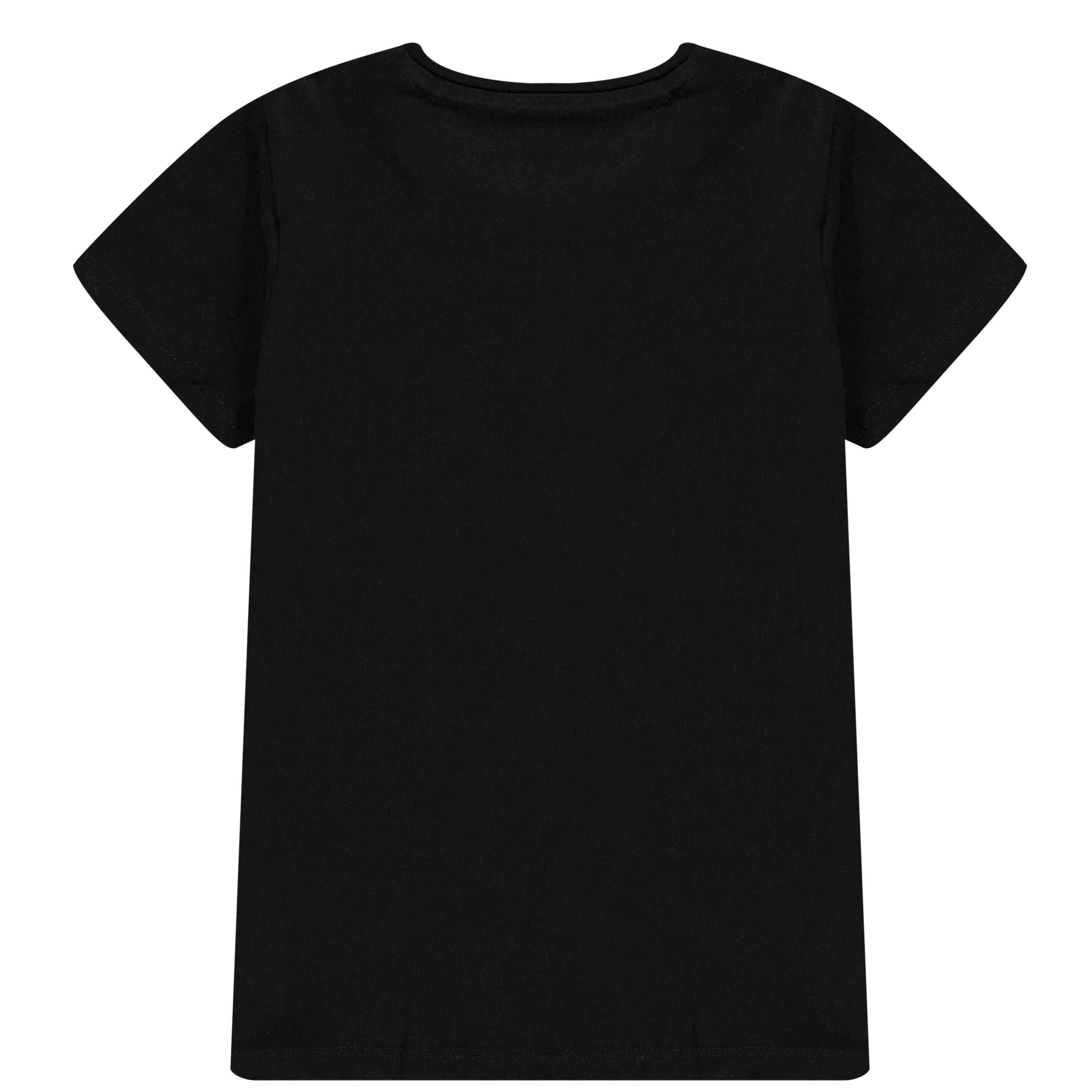 Crna A996 JBLK - Guess - Girl's Core Logo T Shirt - 2