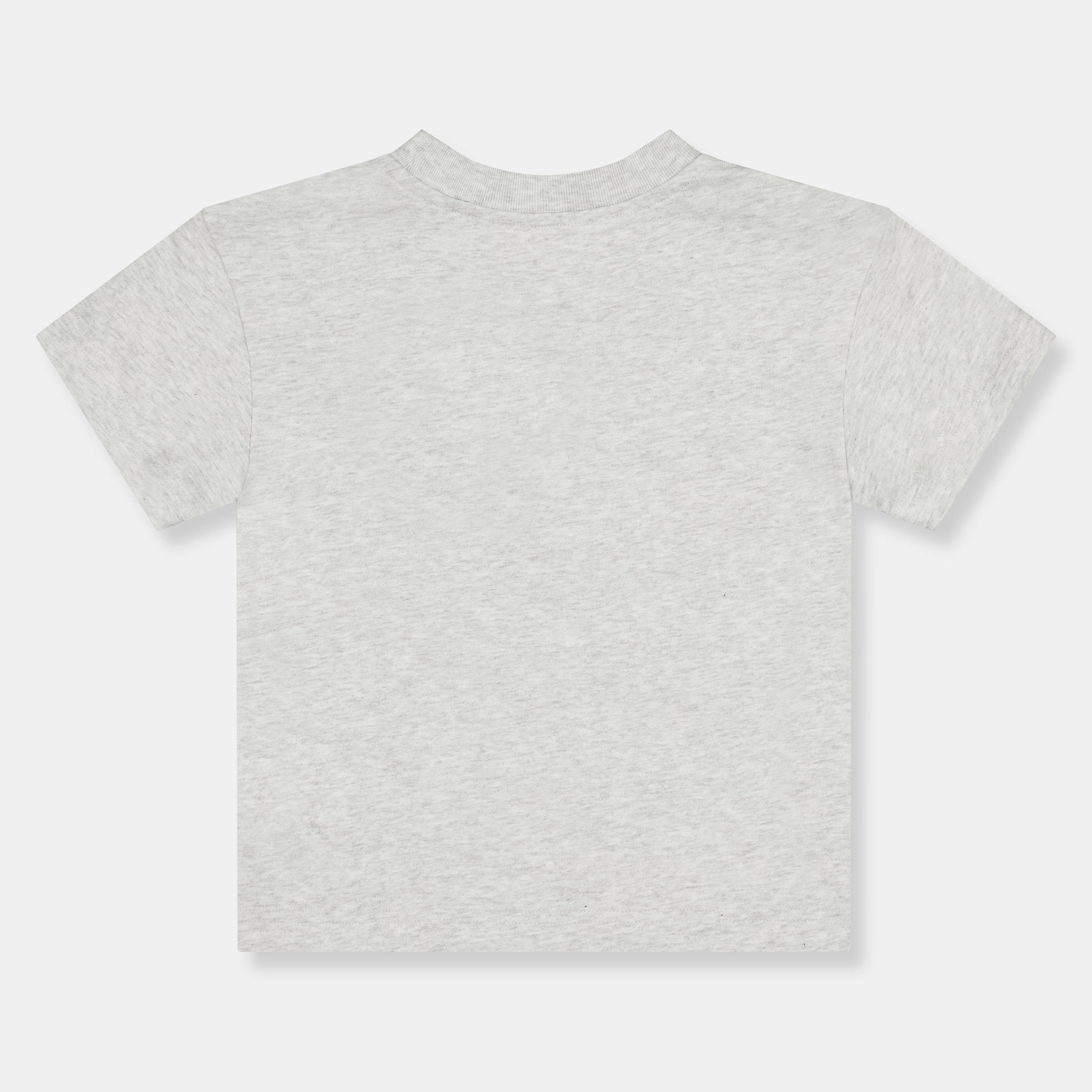 Grey Marl 0860 - Palm Angels - Kids' Bear Cotton Short-Sleeve T-Shirt - 2