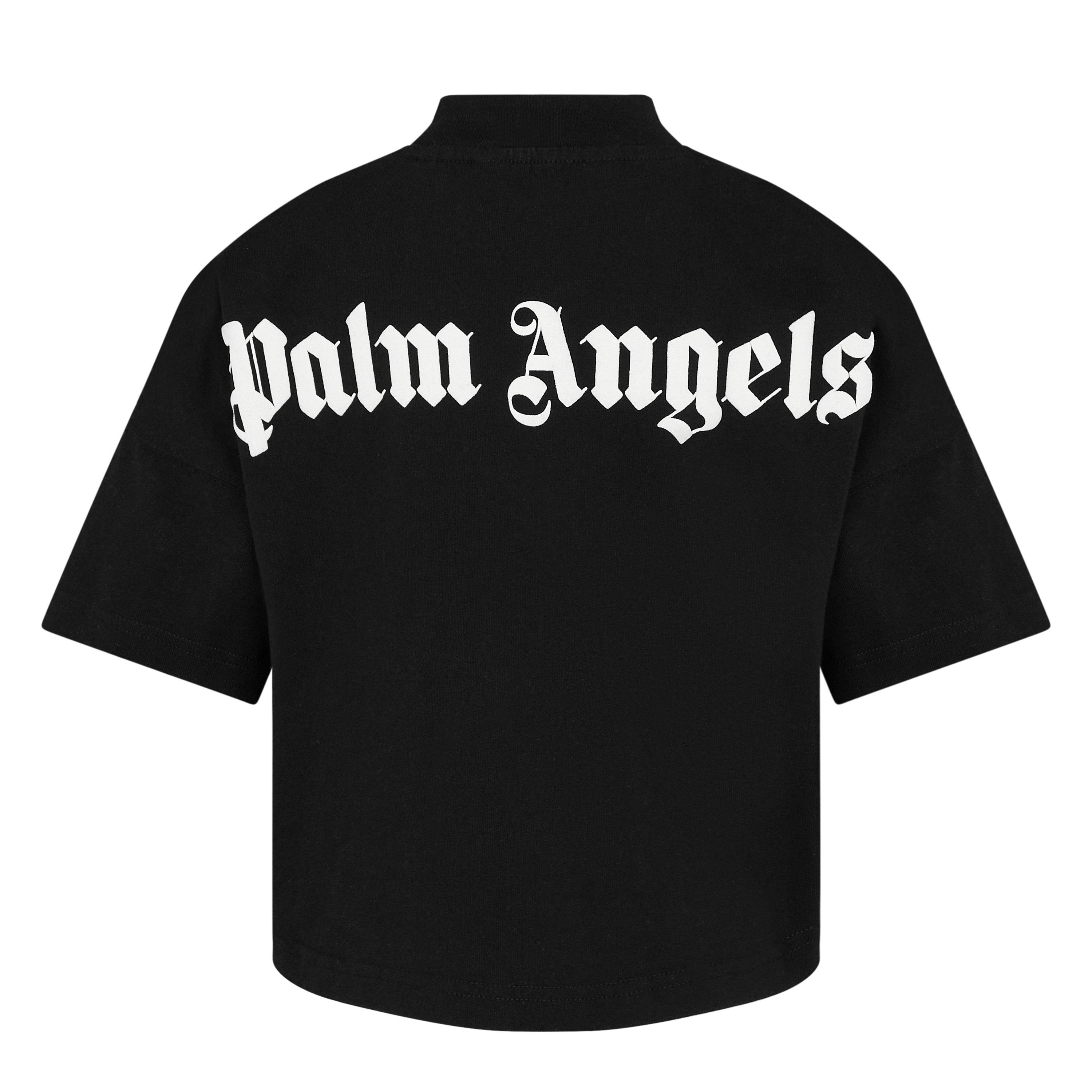 Black Wht 1003 - Palm Angels - Children's Classic T Shirt - 2
