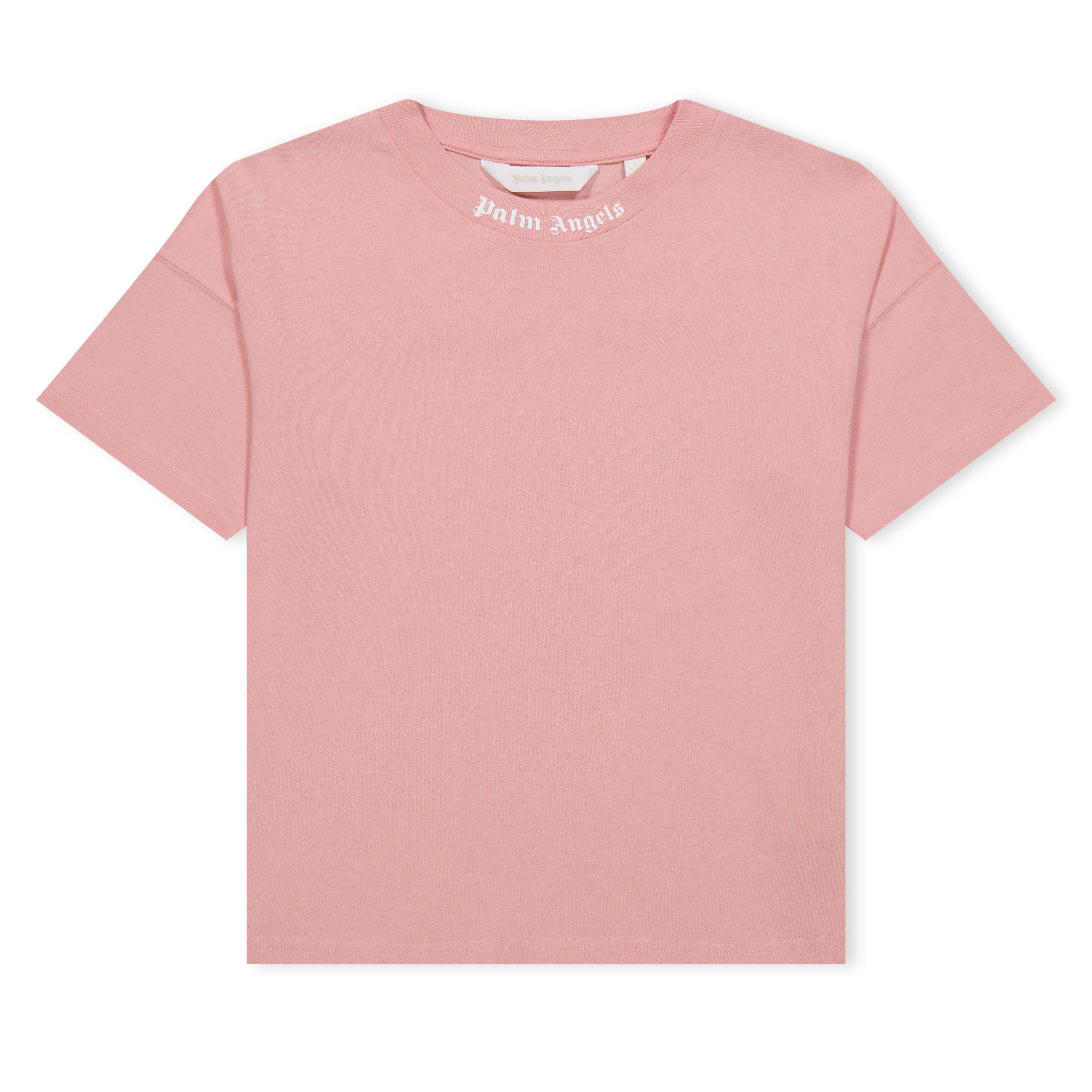 Palm Angels Children's Classic T Shirt - Pale Pink 3001 - 10 Years