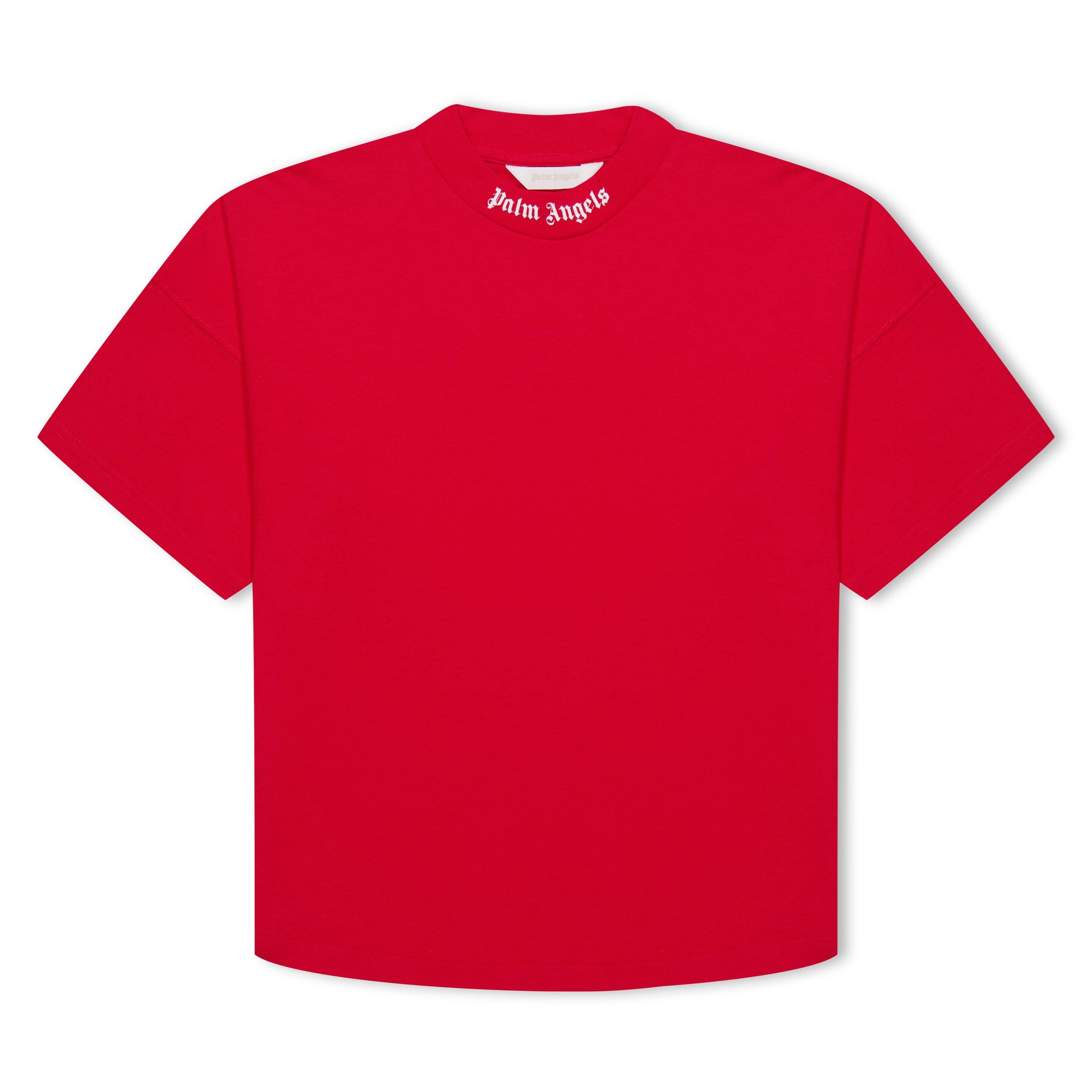 Palm Angels  Kids Children's Classic T Shirt - Red 12501 - 12 Years