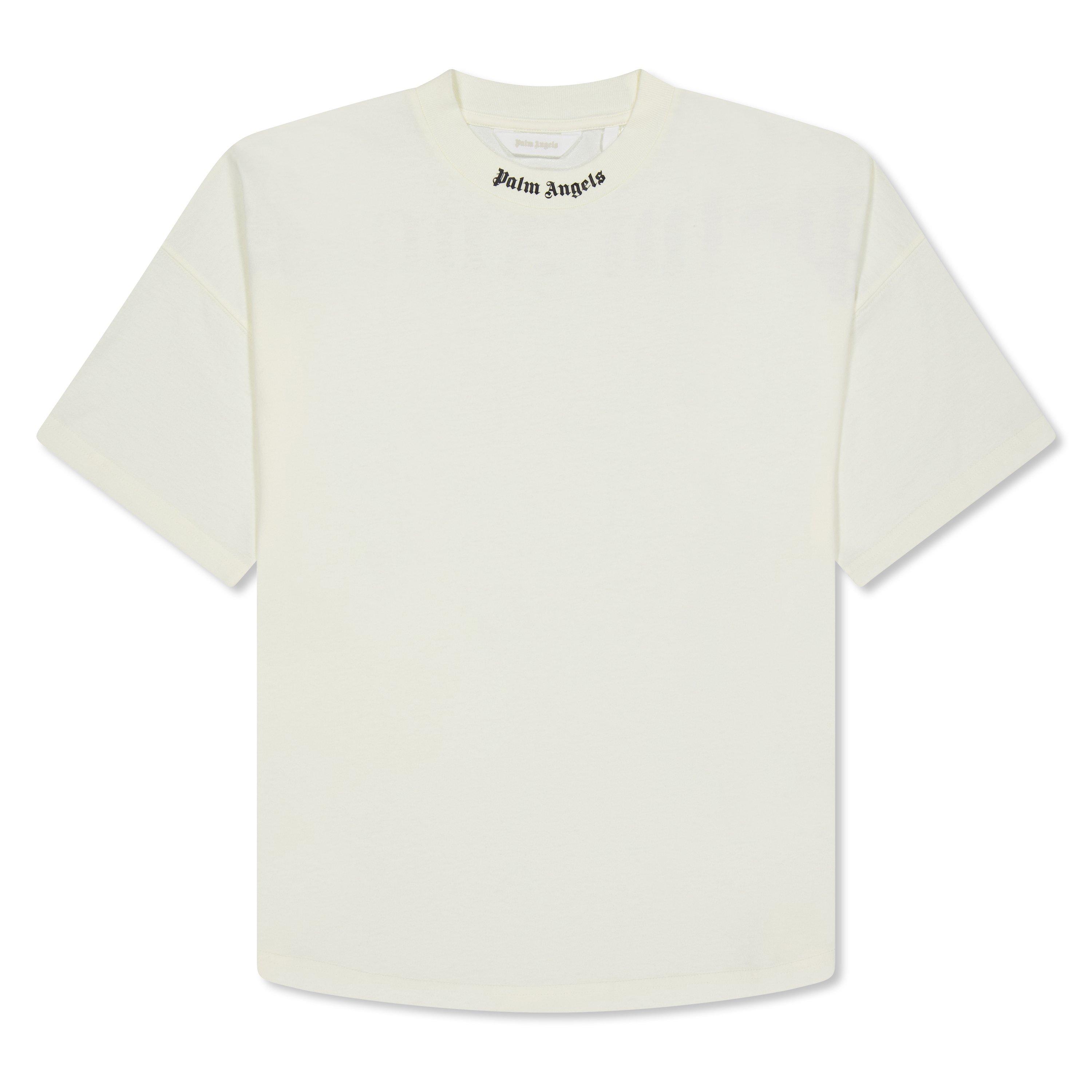 PALM ANGELS ホワイト フィット Tシャツ Palm Angels White PA x LA Times Quote T-Shirt | Fashion Clinic