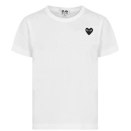 Comme des Garcons PLAY Embroidered Peeping Heart T Shirt Junior