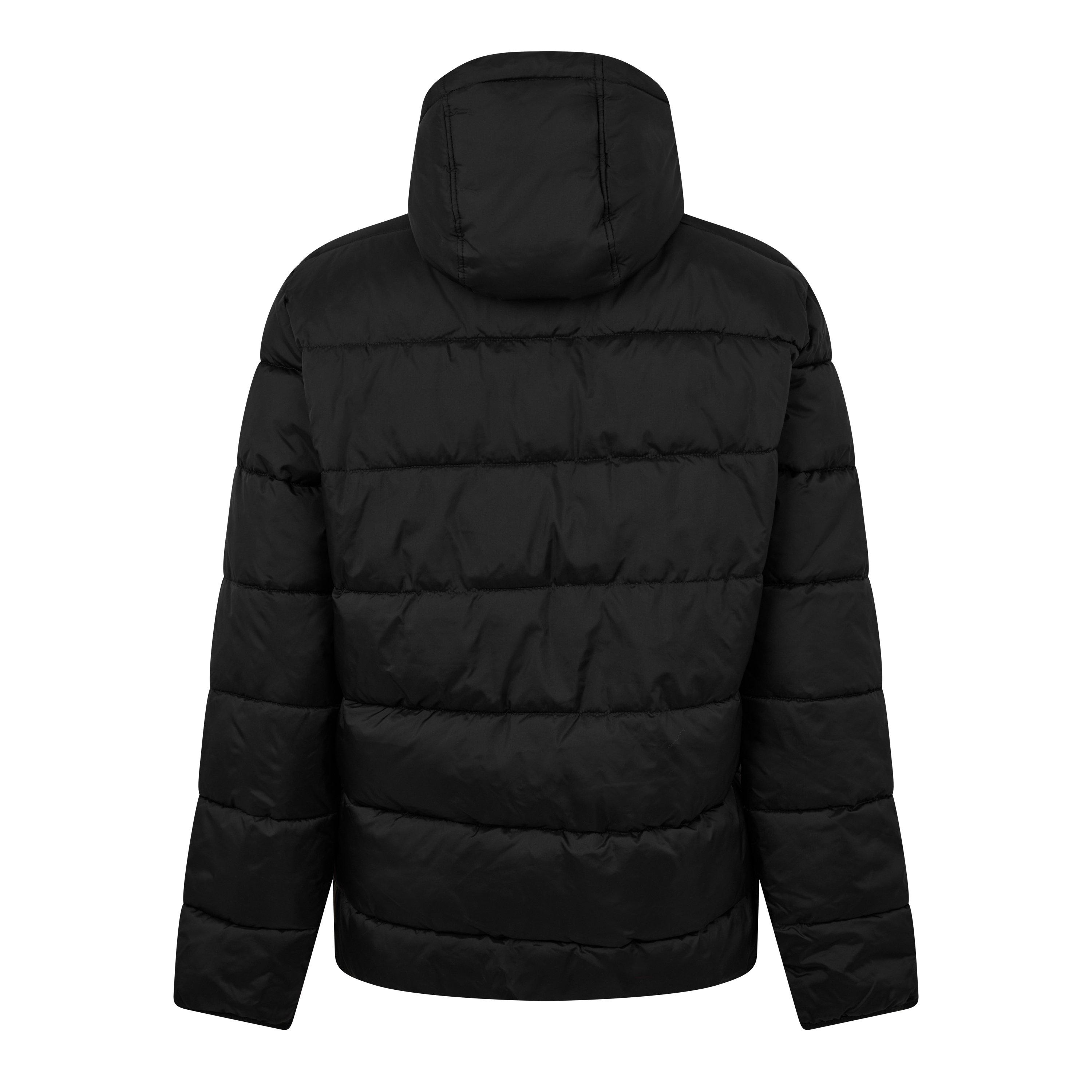 Black BK91 - Barbour International - Bobber Quilted Fixed Hood Short Puffer Jacket - 2