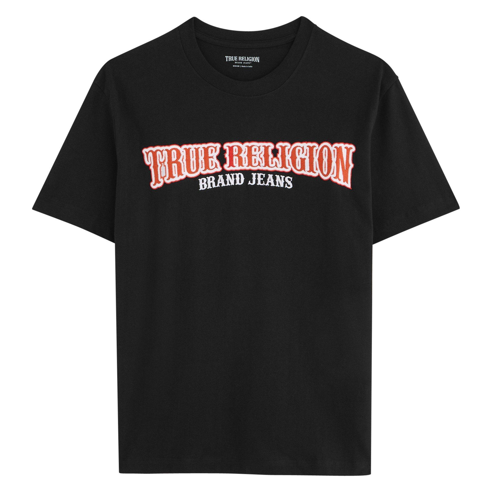 BLACK - True Religion - TEE SS EMBRD LRG SCRIPT