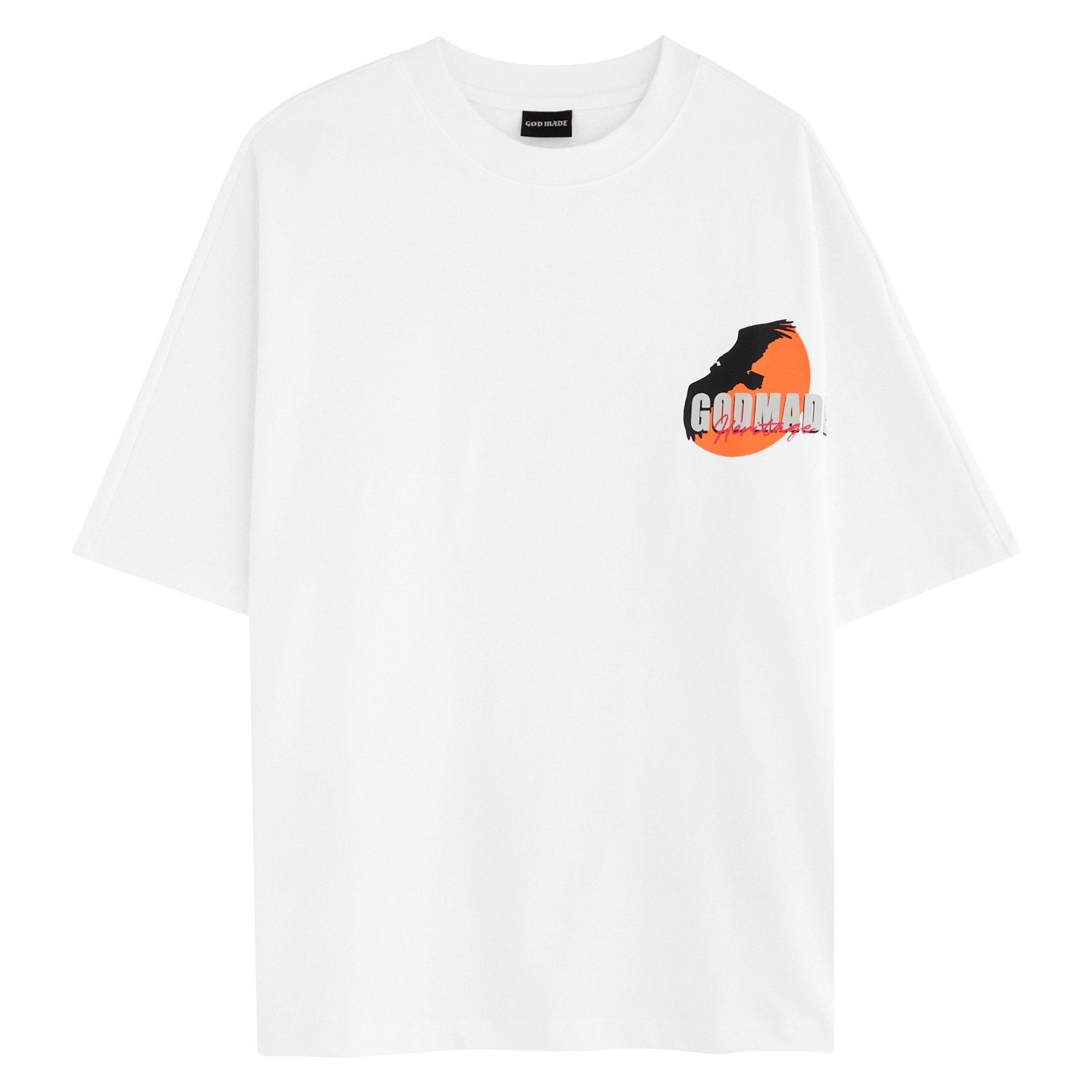 WHITE - God Made - GM HERITAGE TEE