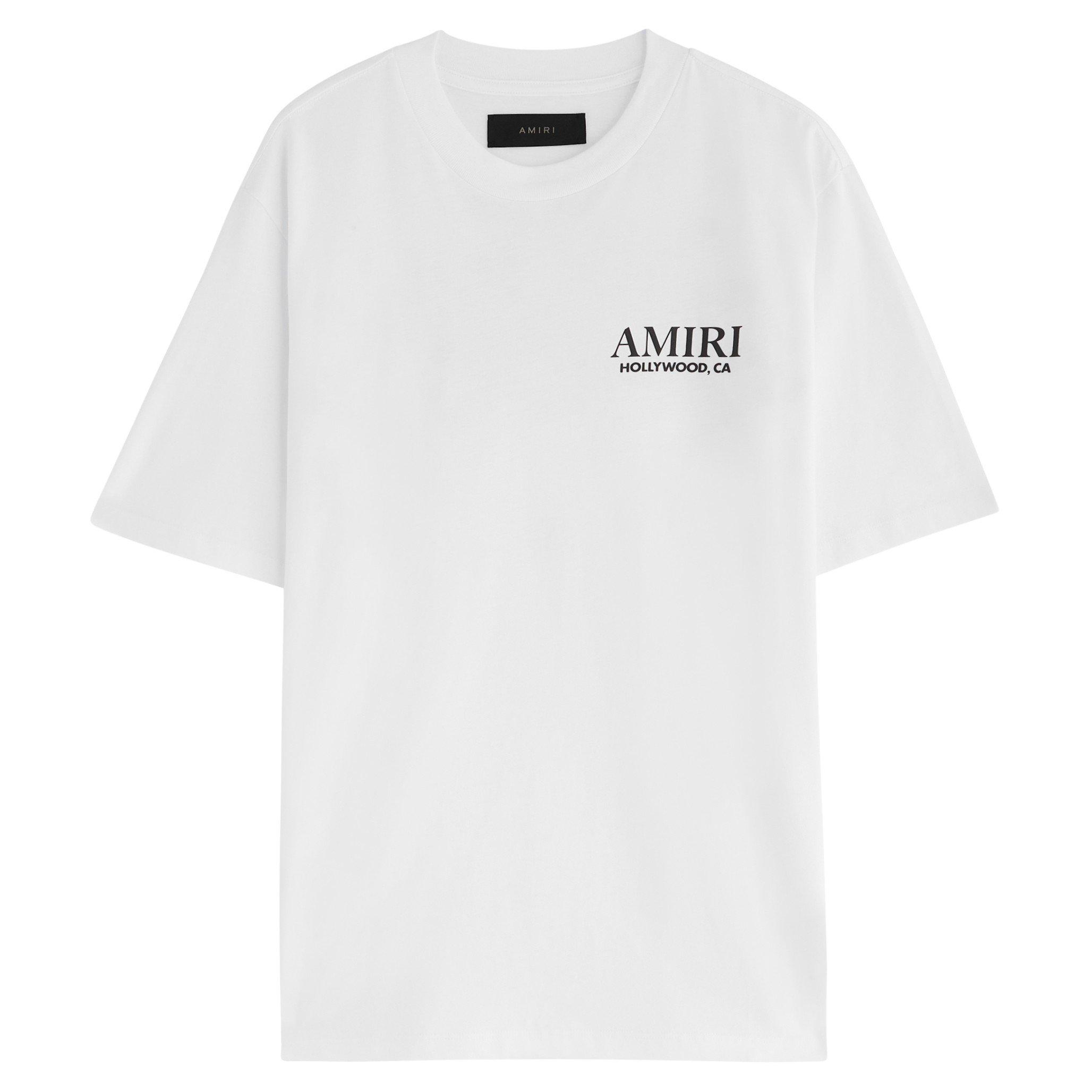WHITE - Amiri - AMR BONES STACKED TEE