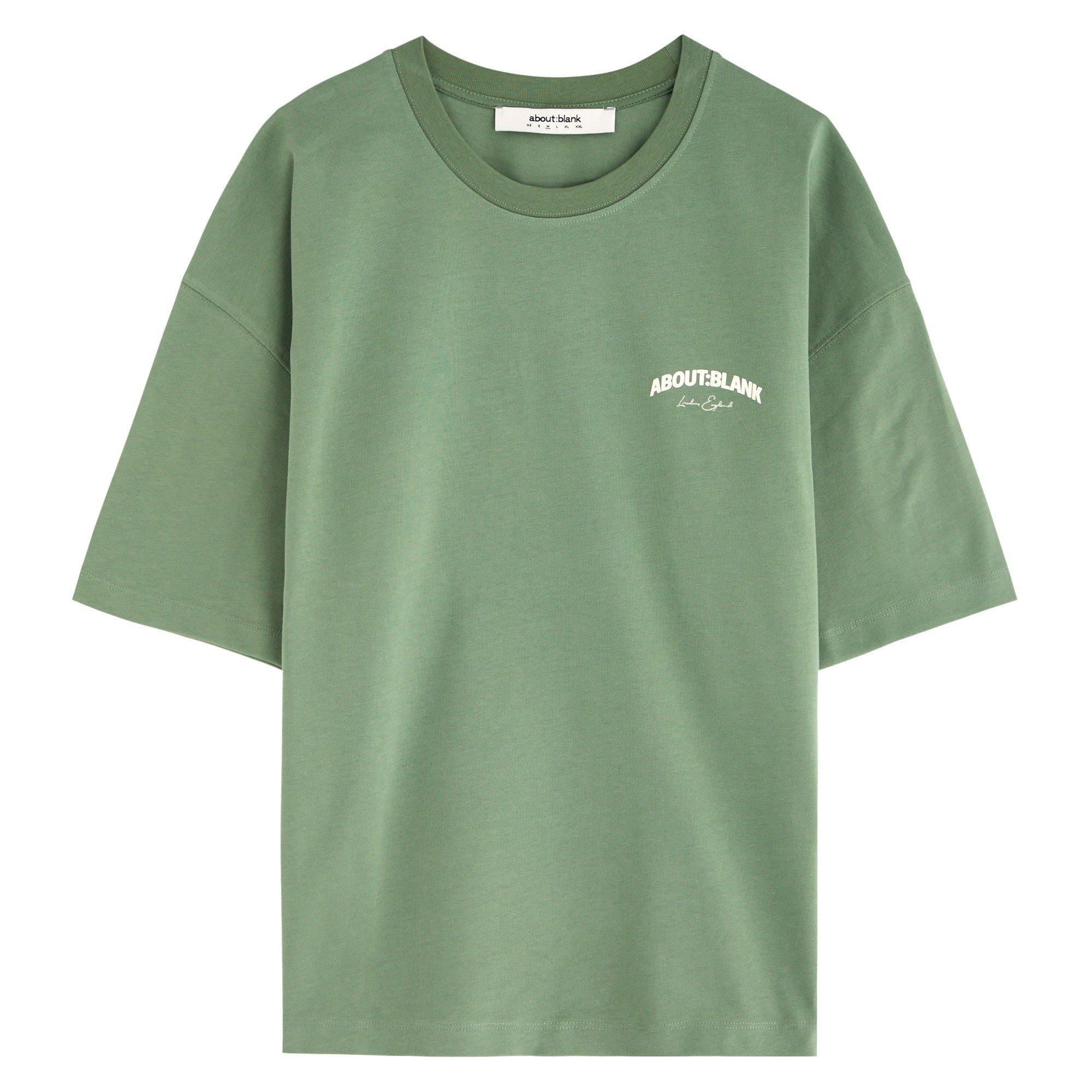 SAGE - about:blank - ab arched logo t shirt