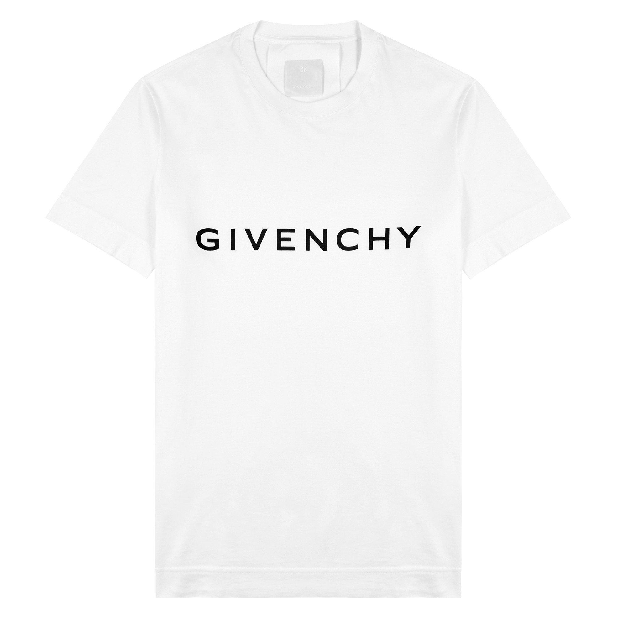 WHITE AND BLACK - GIVENCHY - GIV SLIM__FIT T-SHIRT