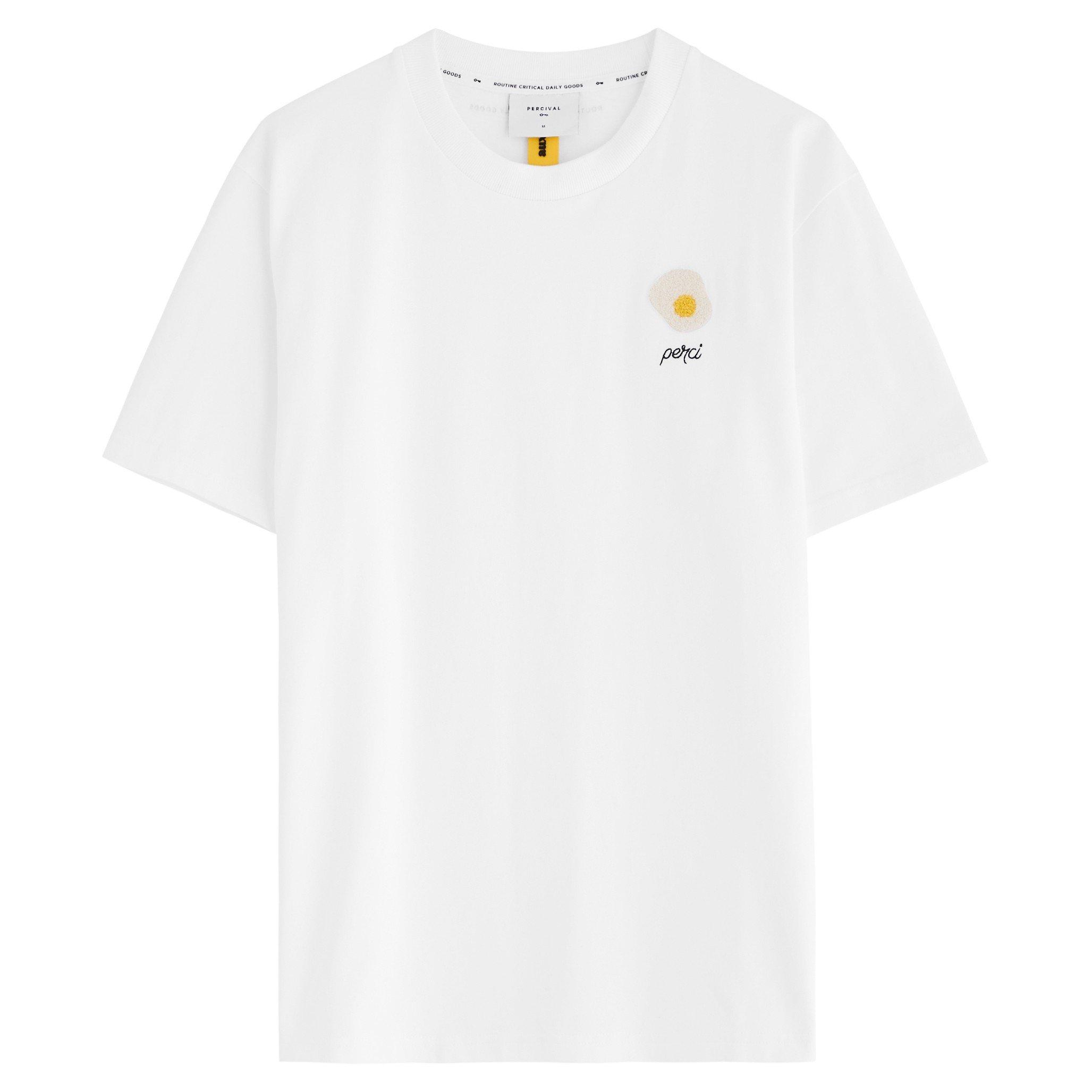 WHITE - Percival - Per Eggsie  Tee