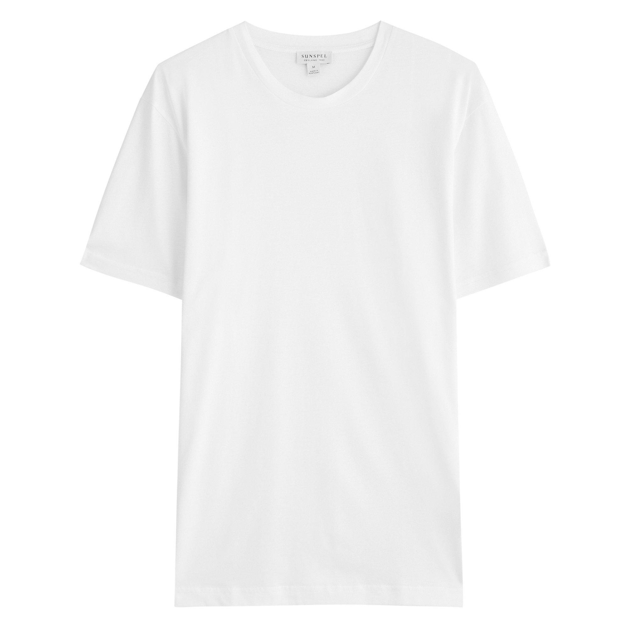 WHITE - Sunspel - SUN TEE SS RIVIERA