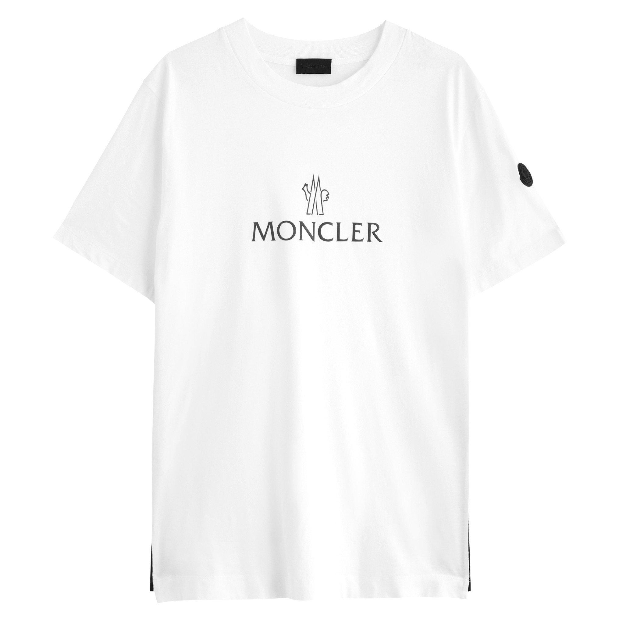WHITE - Moncler - MONC L LOGO TEE - 1