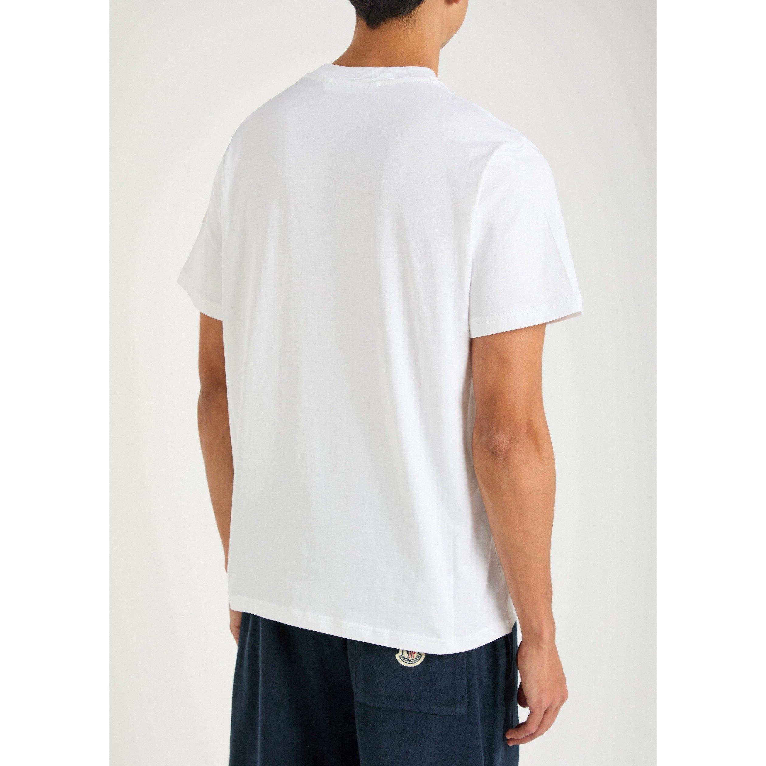 WHITE - Moncler - MON NEW BADGE SS TEE - 3