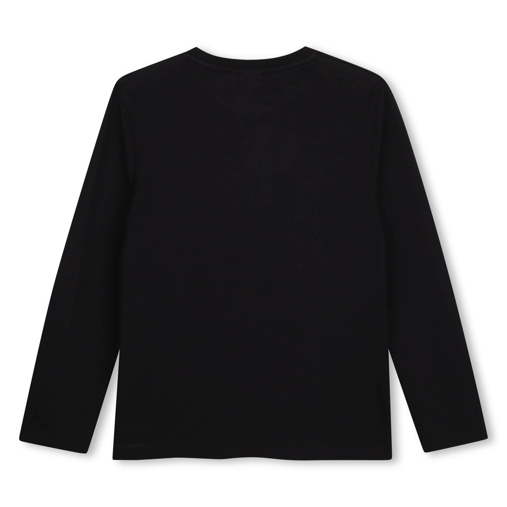 Black - Boss - Boss Long Sleeve Tee Jn64 - 2