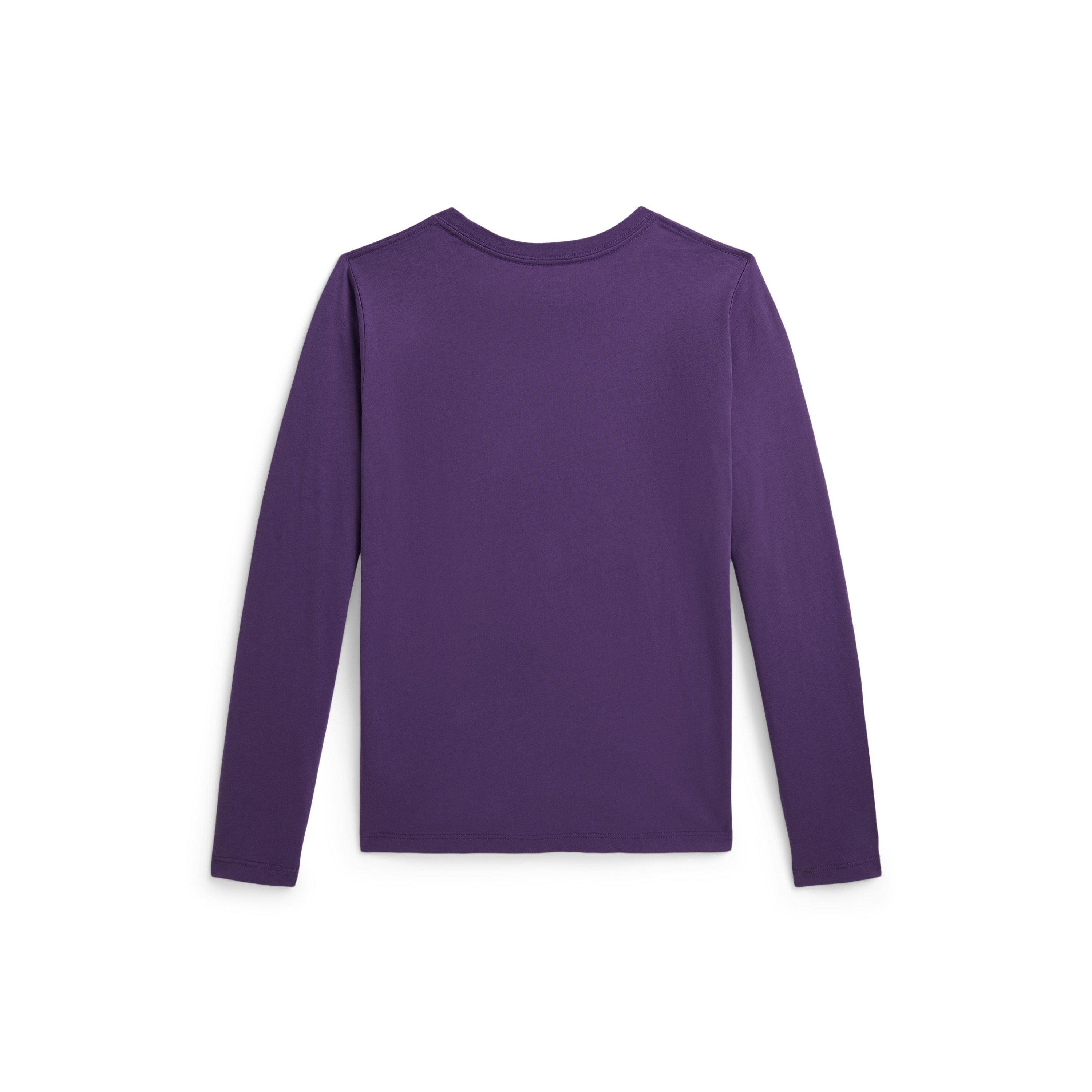 Valley Purple - Polo Ralph Lauren - Polo LS Bear Tee Jn64 - 2