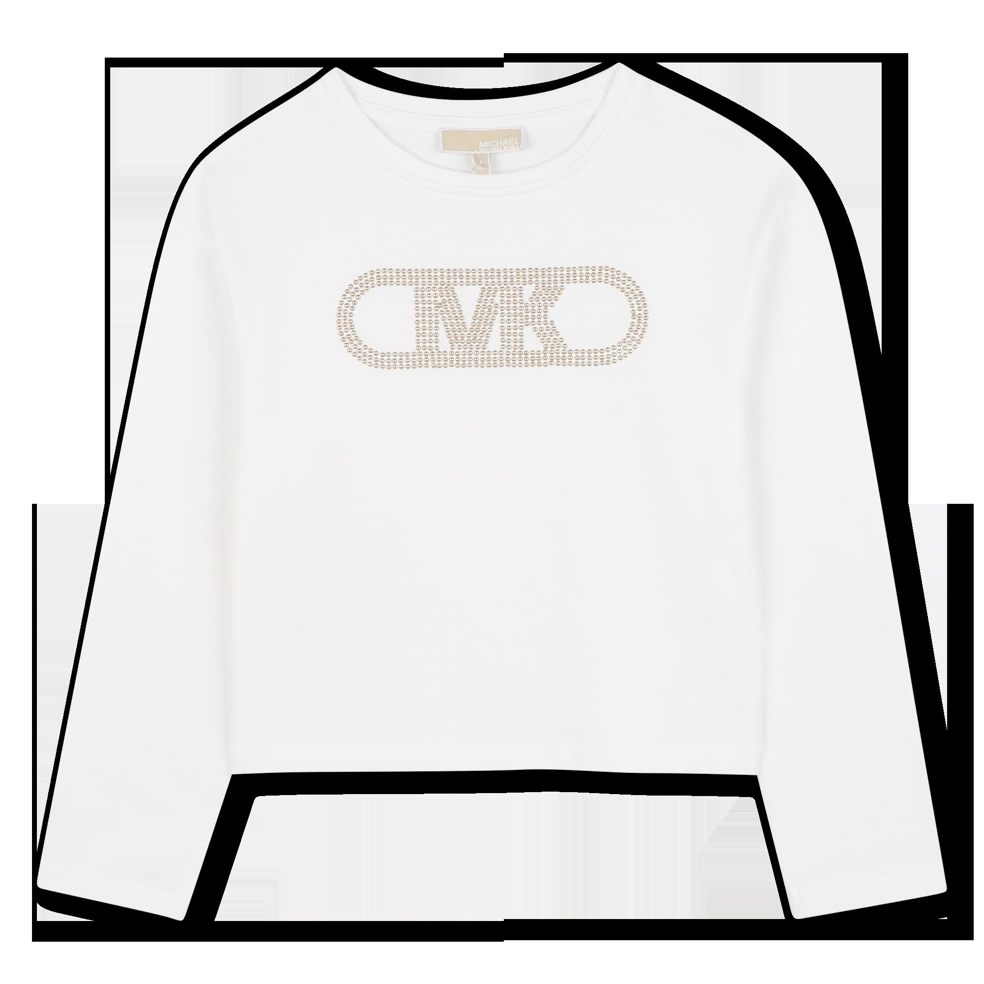Cream - Michael Kors - Kids' MK Empire Long Sleeve T-Shirt - 1