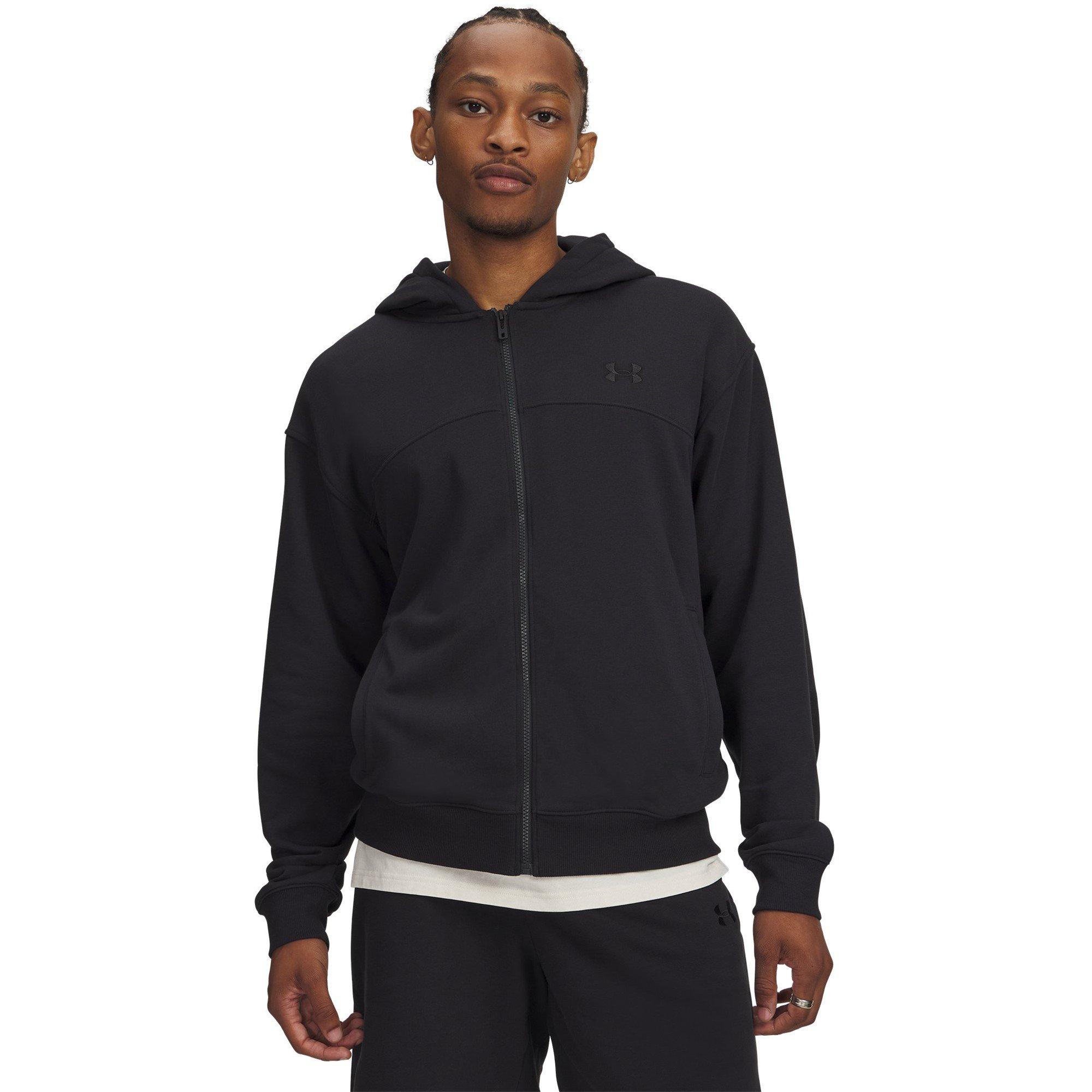 Black/Black - Under Armour - Men's Long Sleeve T-Shirt - 1