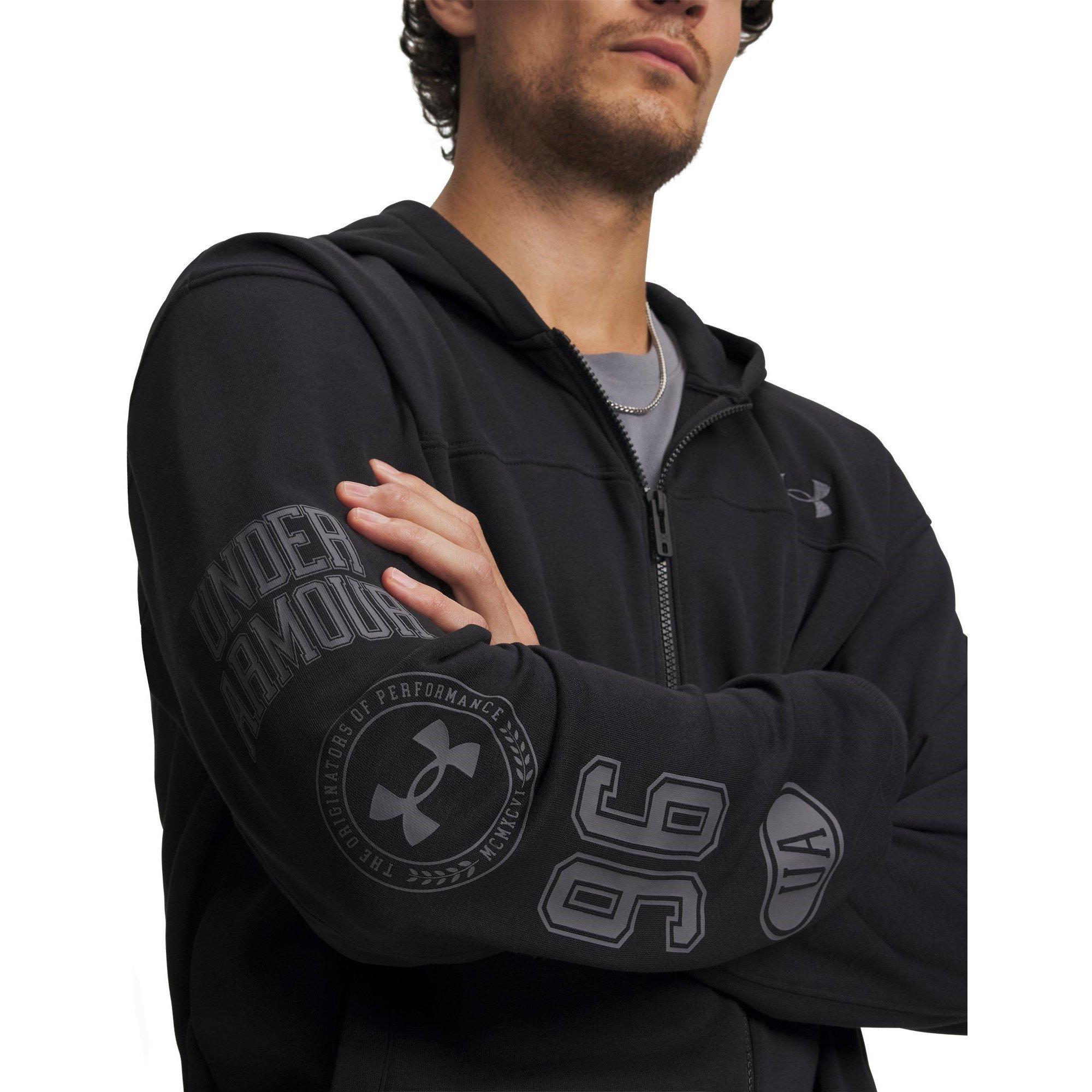 Black/Black - Under Armour - UA Rival Graphic FZ Sn00 - 3