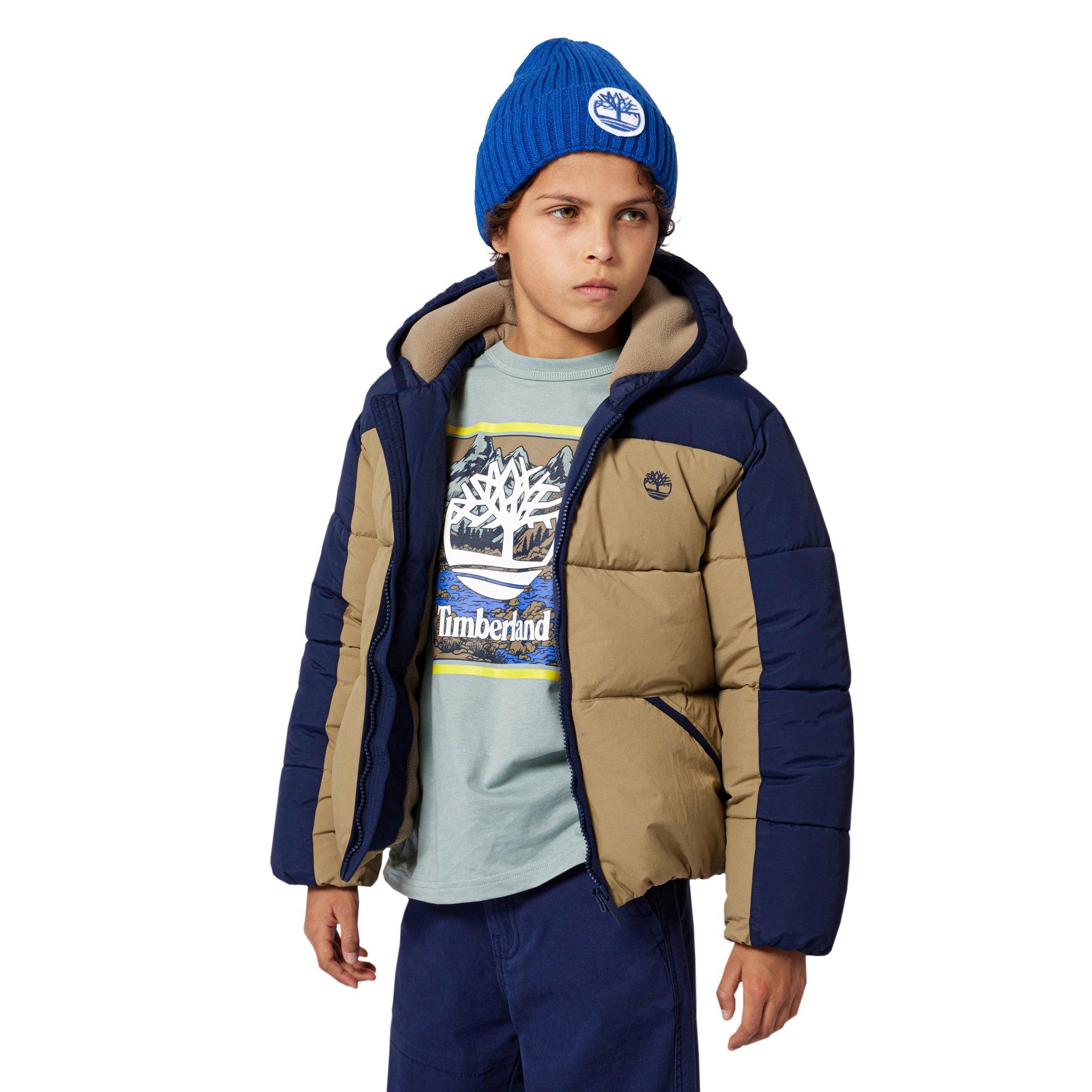 Grey - Timberland - Timb LS Logo Tee Jn54 - 4