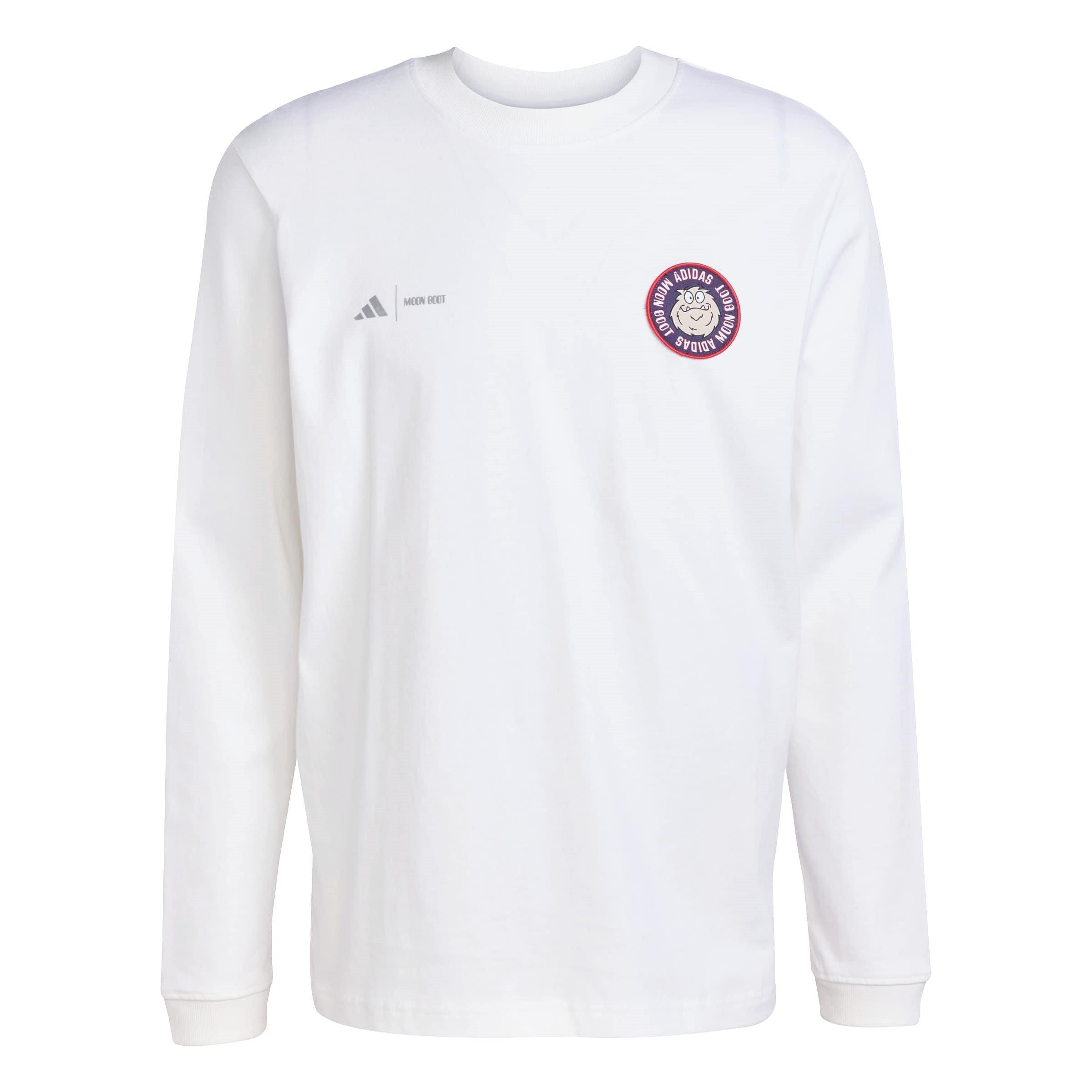 WHITE - adidas - Men's Long-Sleeve T-Shirt - 1