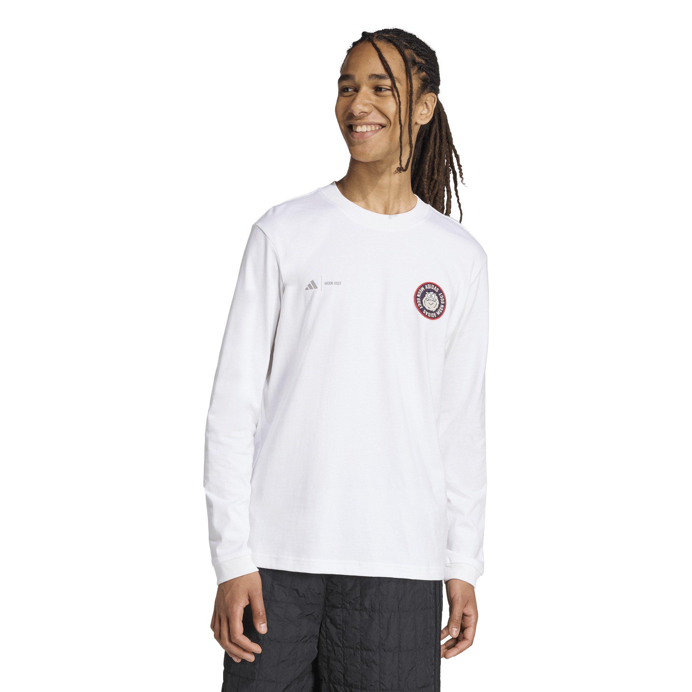 WHITE - adidas - Men's Long-Sleeve T-Shirt - 2