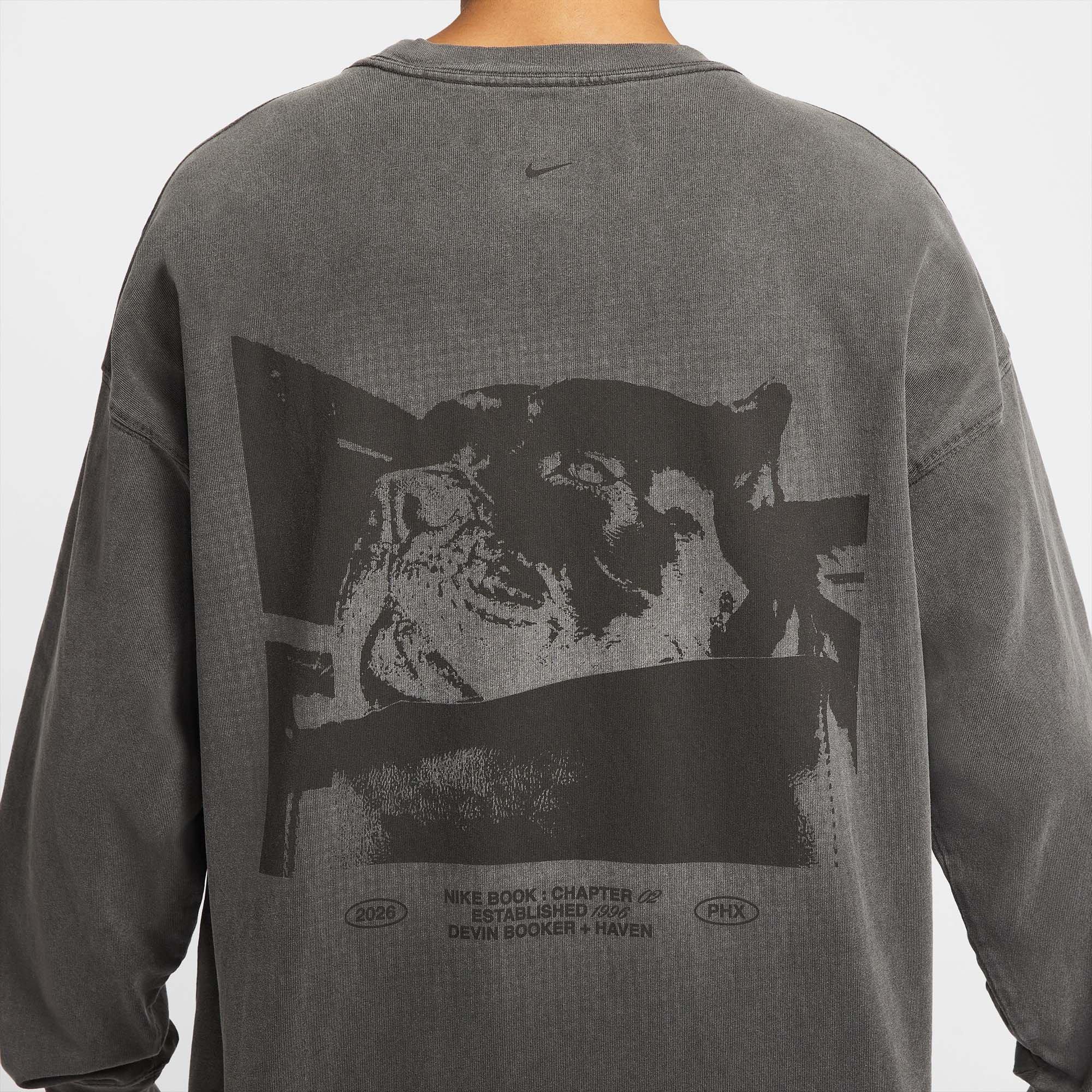 Black - Nike - Men's Long Sleeve T-Shirt - 6