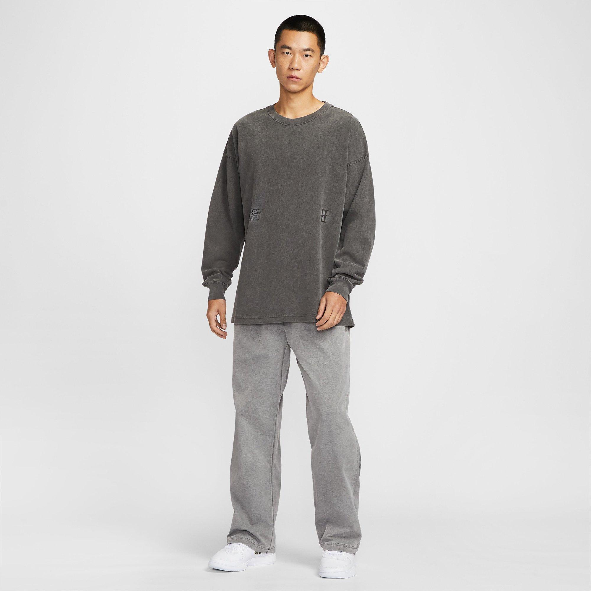 Black - Nike - Men's Long Sleeve T-Shirt - 7